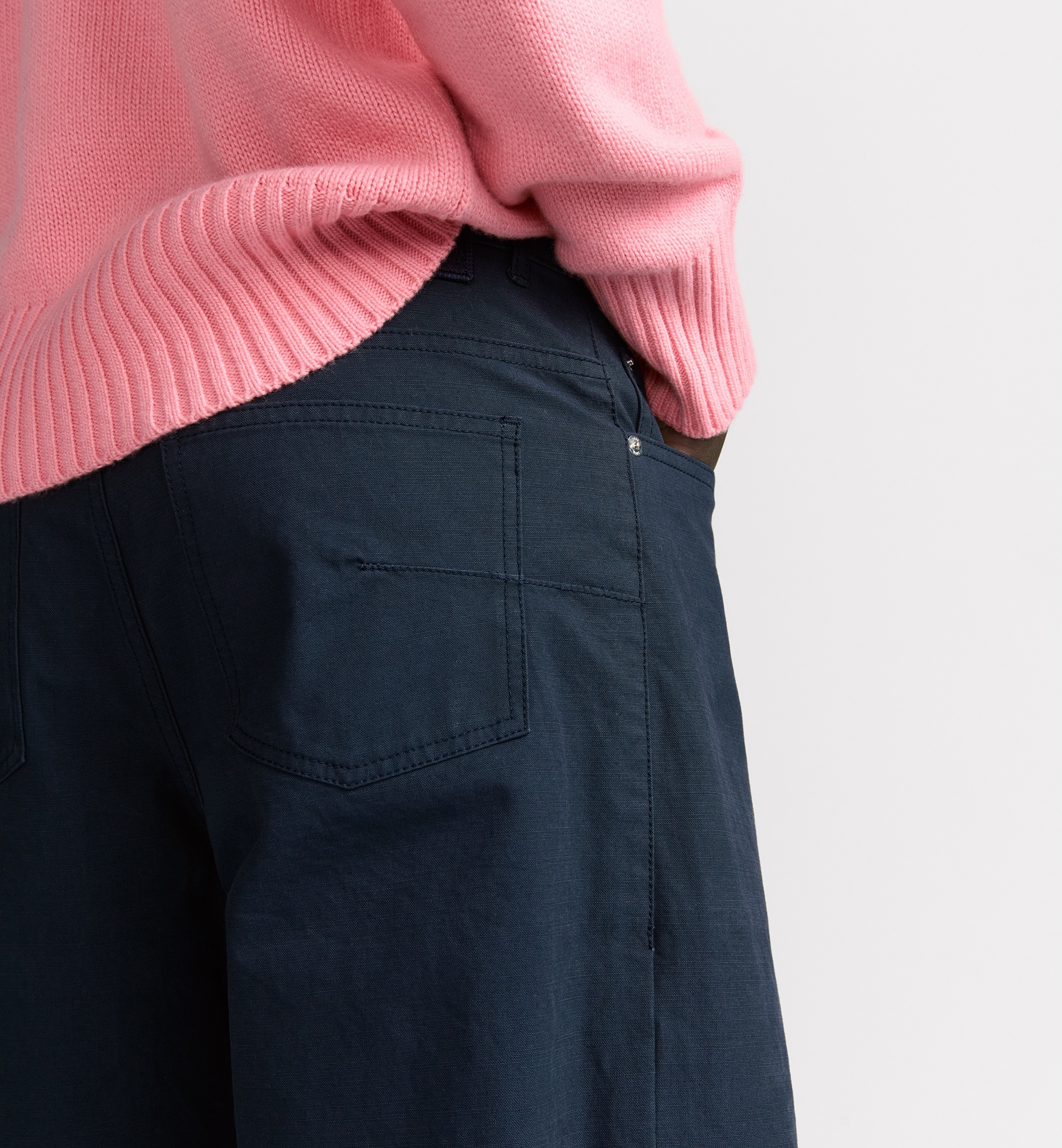 DIOR AND LEWIS HAMILTON Wide-Leg Jeans - 4