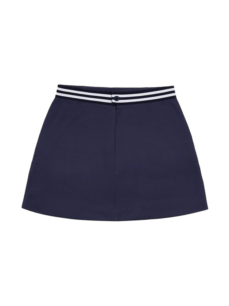 Sporty & Rich Kelly logo-embroidered skirt outlook