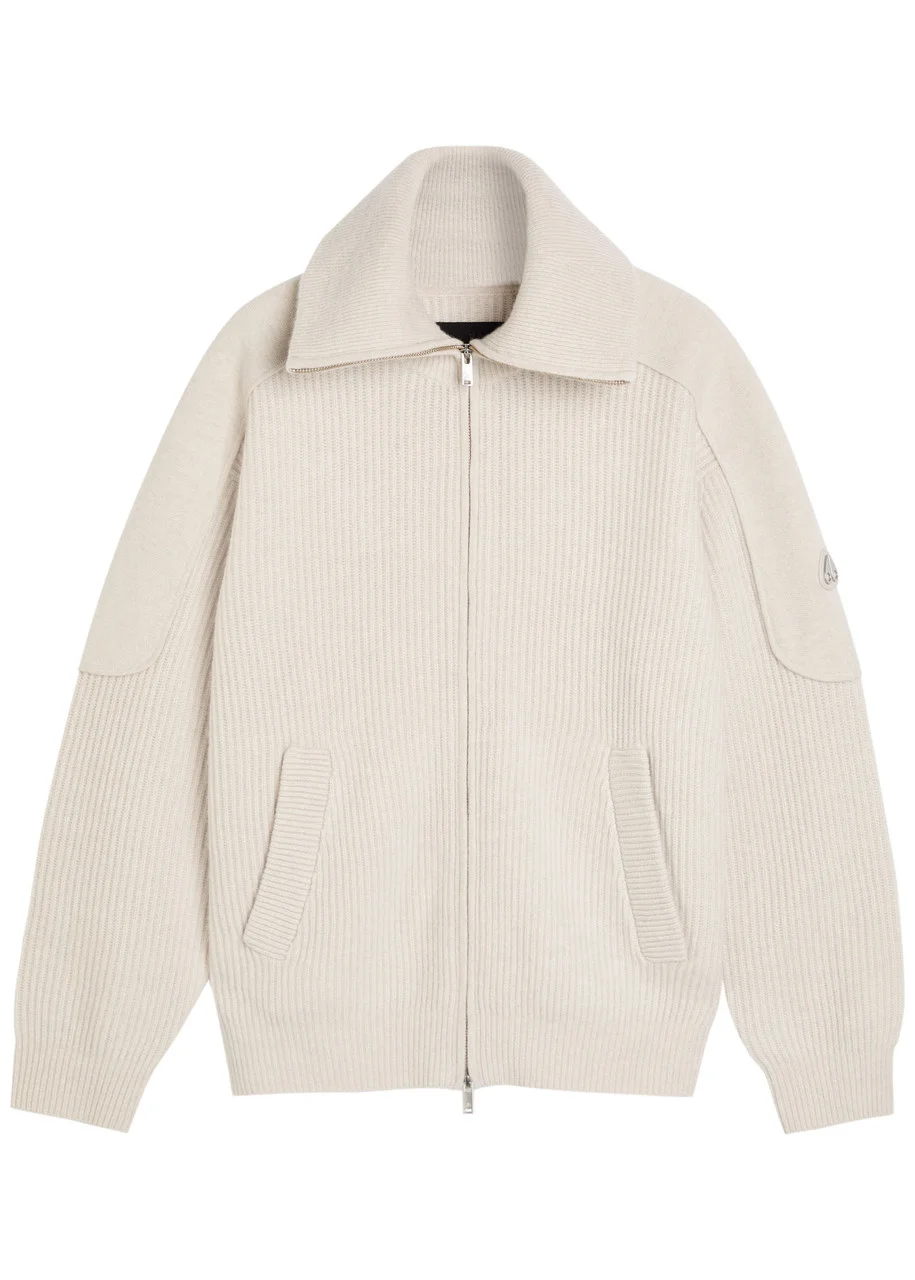 Moose Knuckles Colson Ribbed Wool Sweatshirt - 1