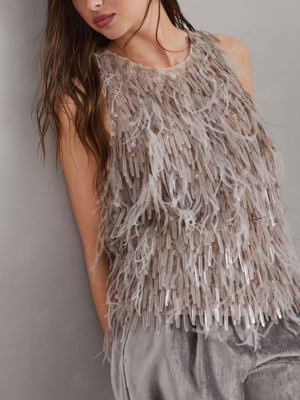 Dazzling embroidered top - 6