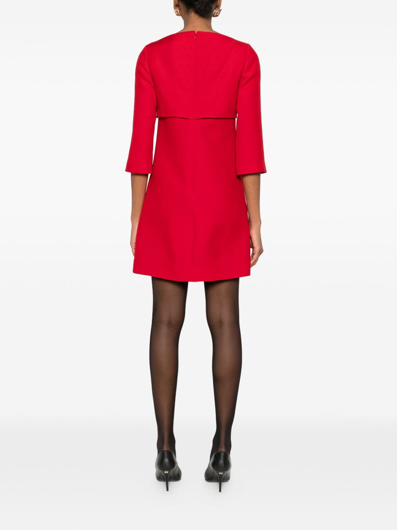 bow-detail mini dress 4