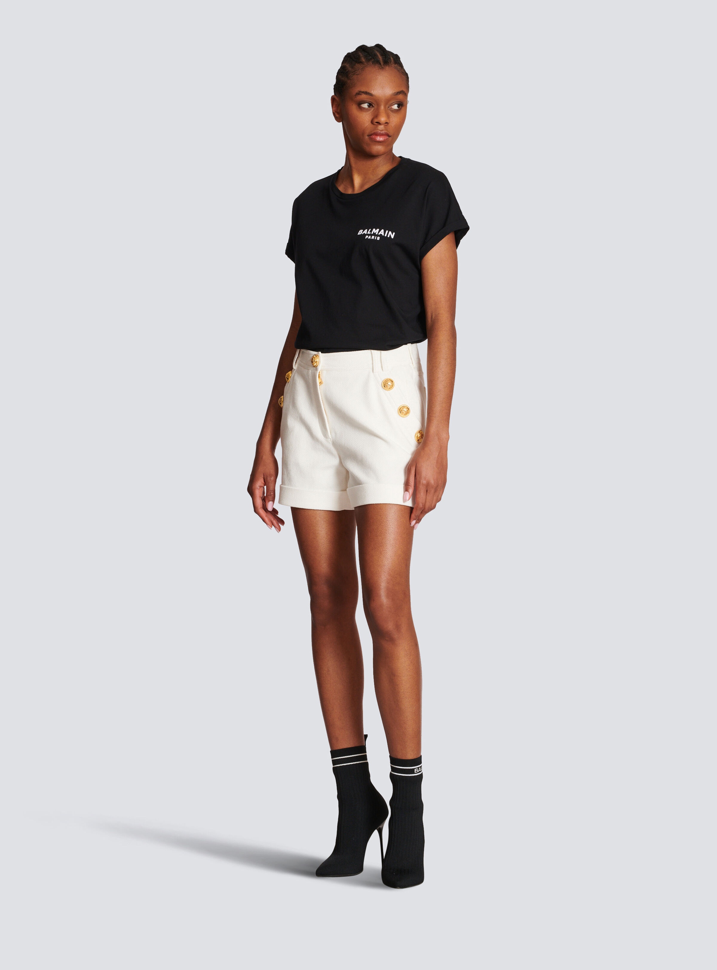 Cotton low-rise shorts - 2