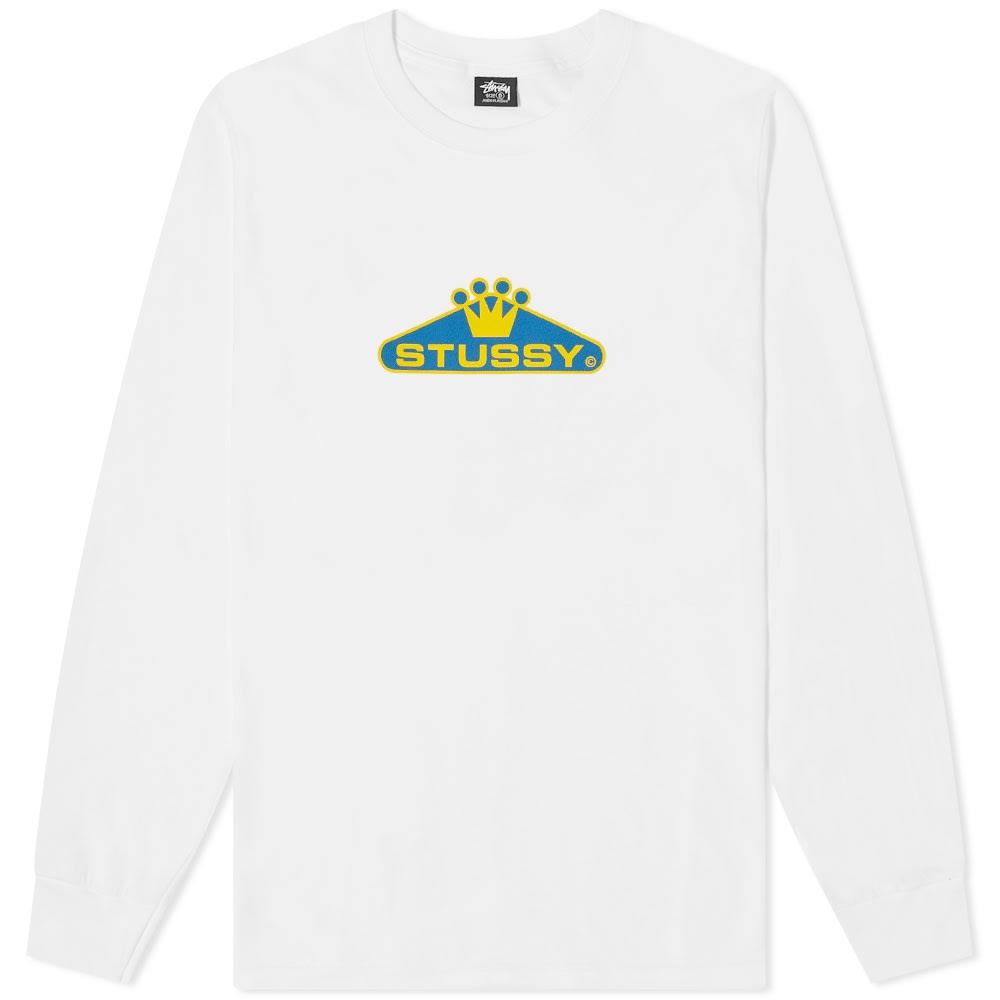 Stussy Long Sleeve Crowned Tee - 1