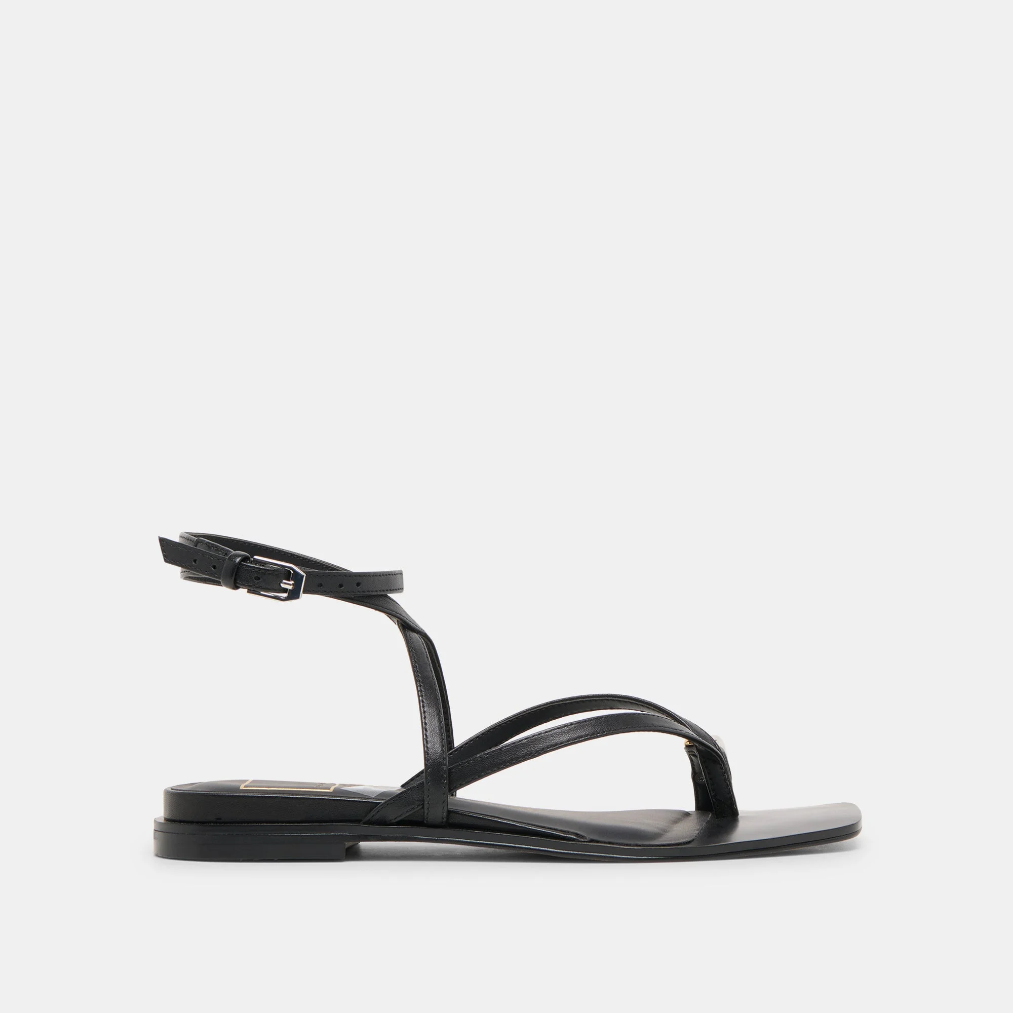 TYRICE SANDALS BLACK LEATHER - 1