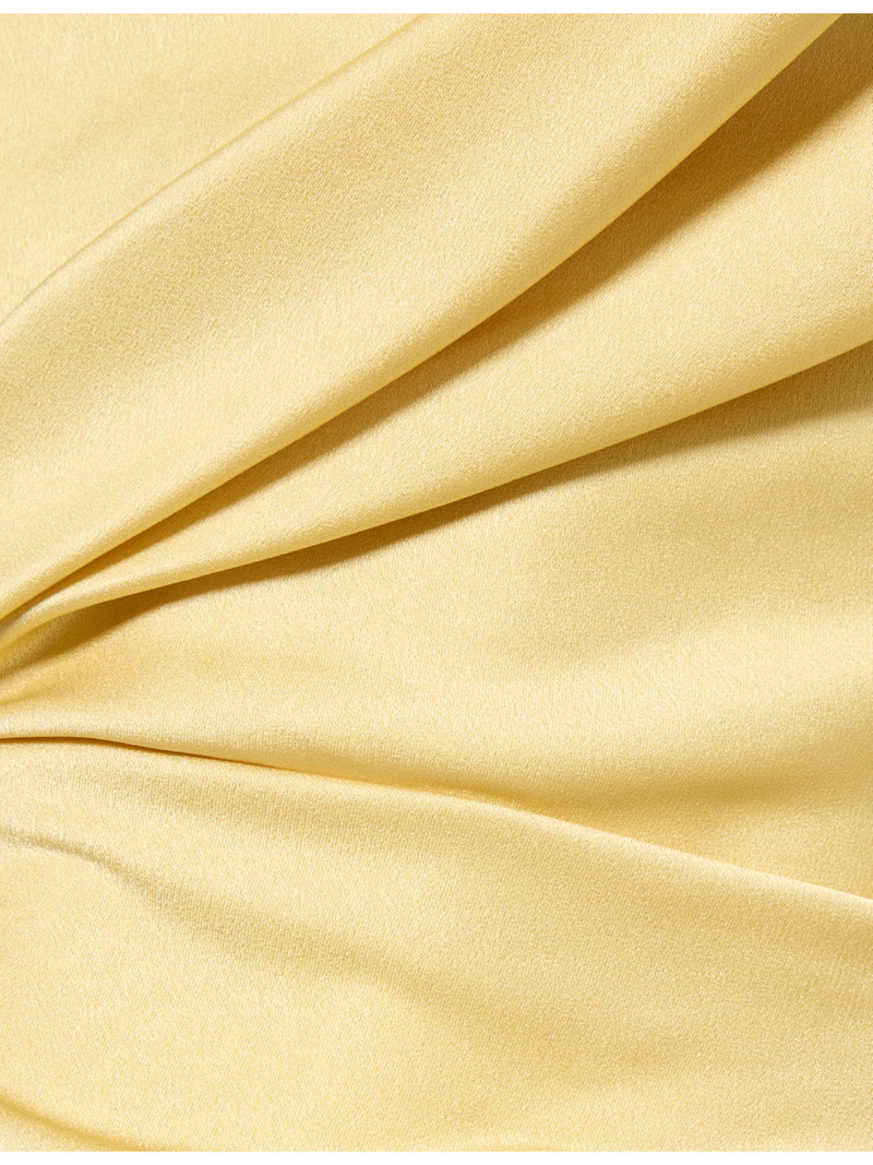Lunessa Draped Satin Midi Dress 6