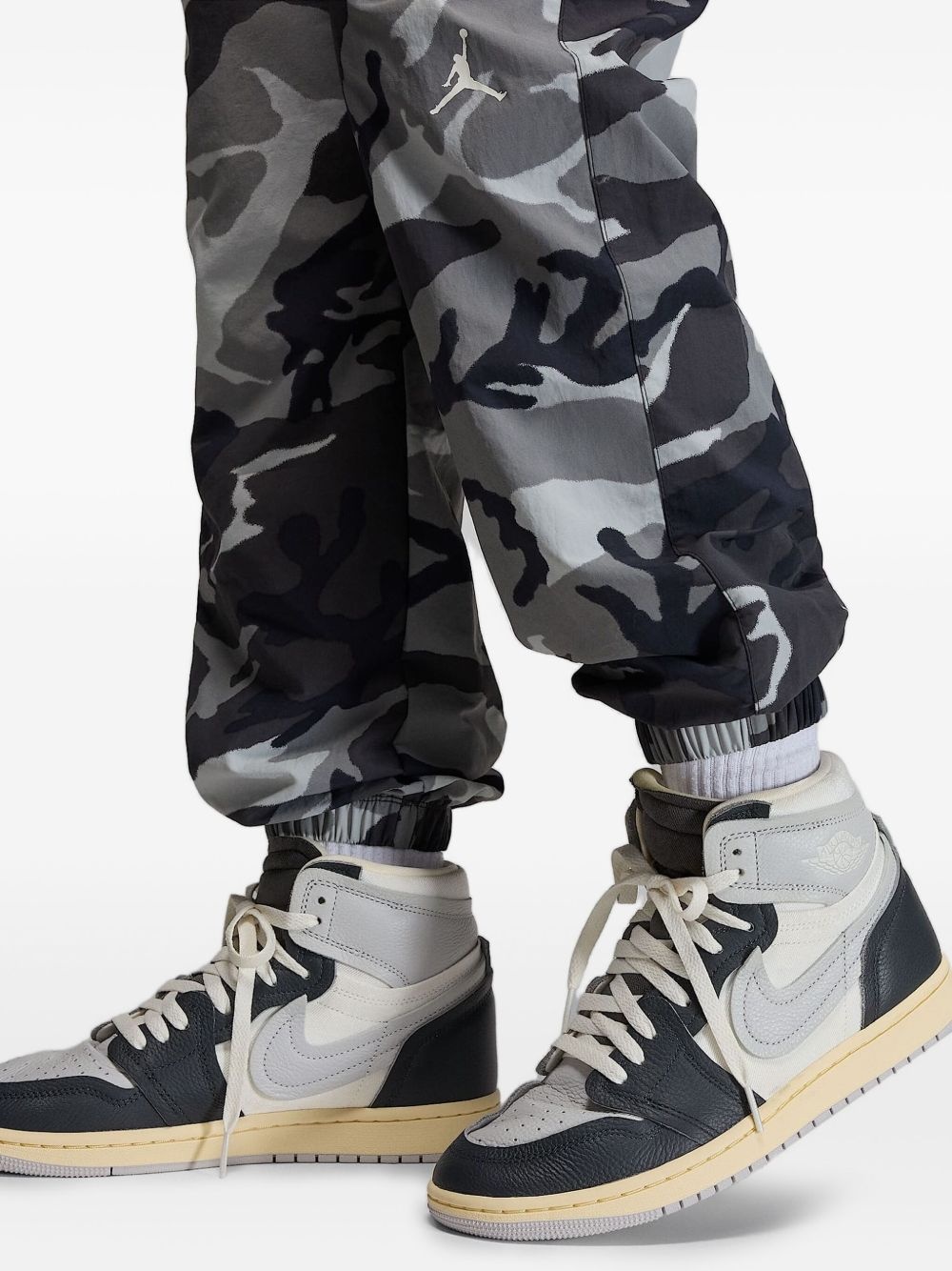camo-print track pants - 4