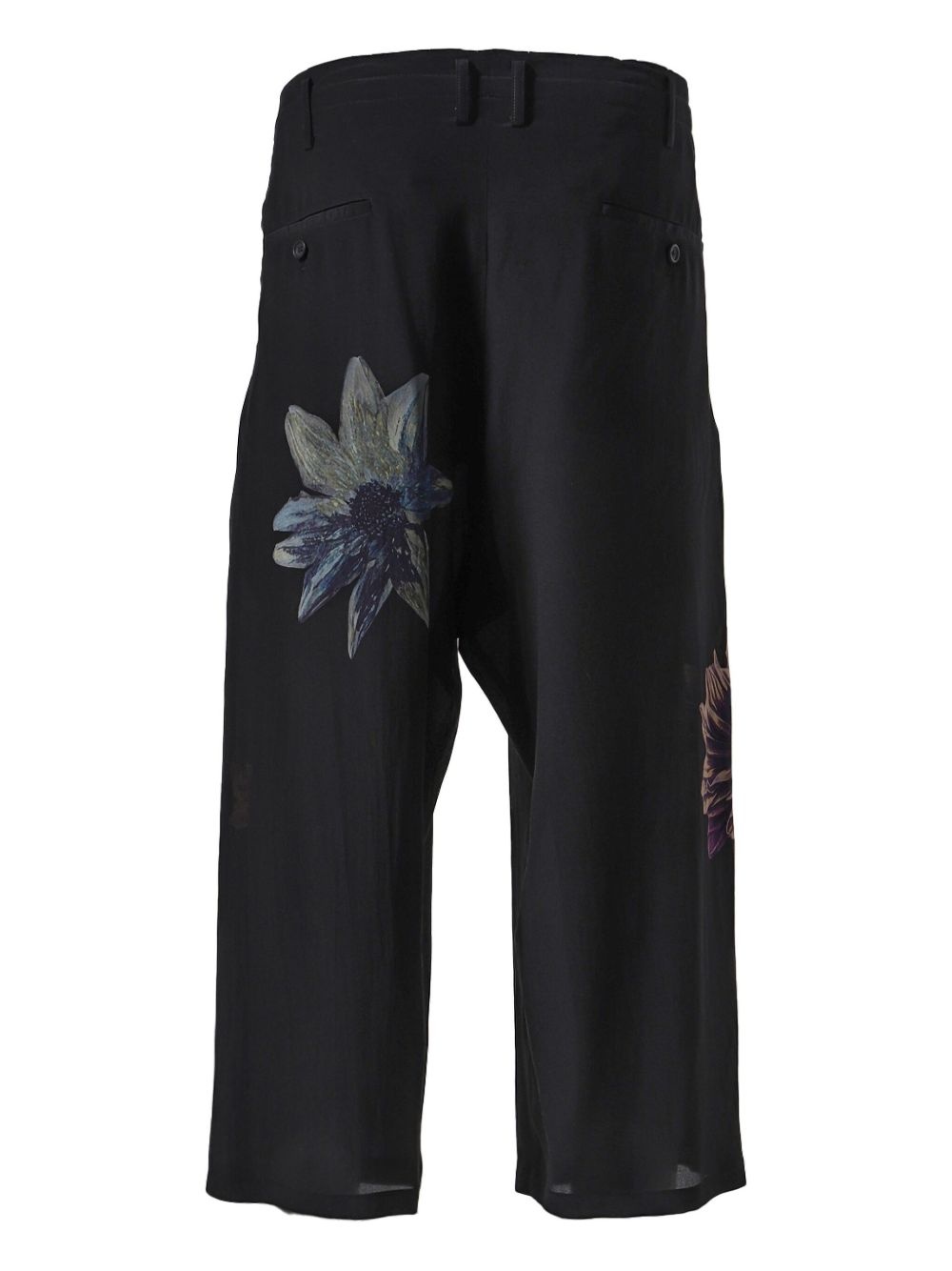 silk wide-leg trousers - 2