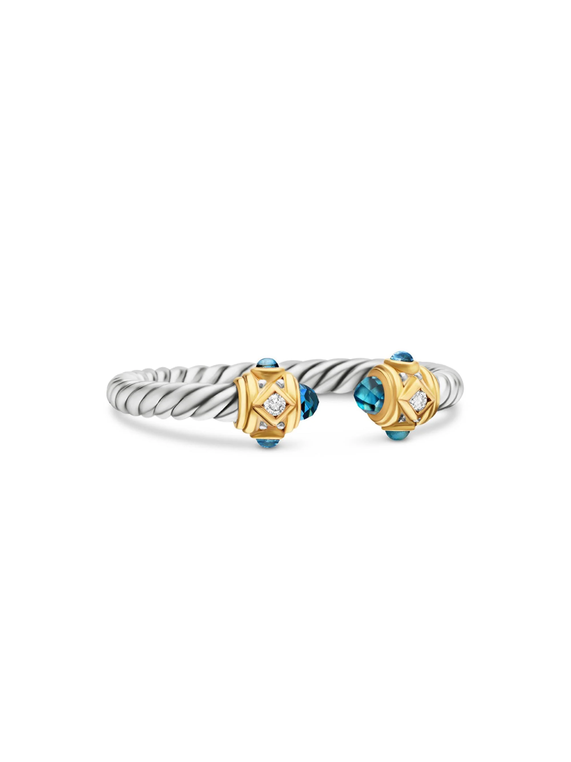Women's Renaissance Ring in Sterling Silver - Hampton Blue Topaz - 1
