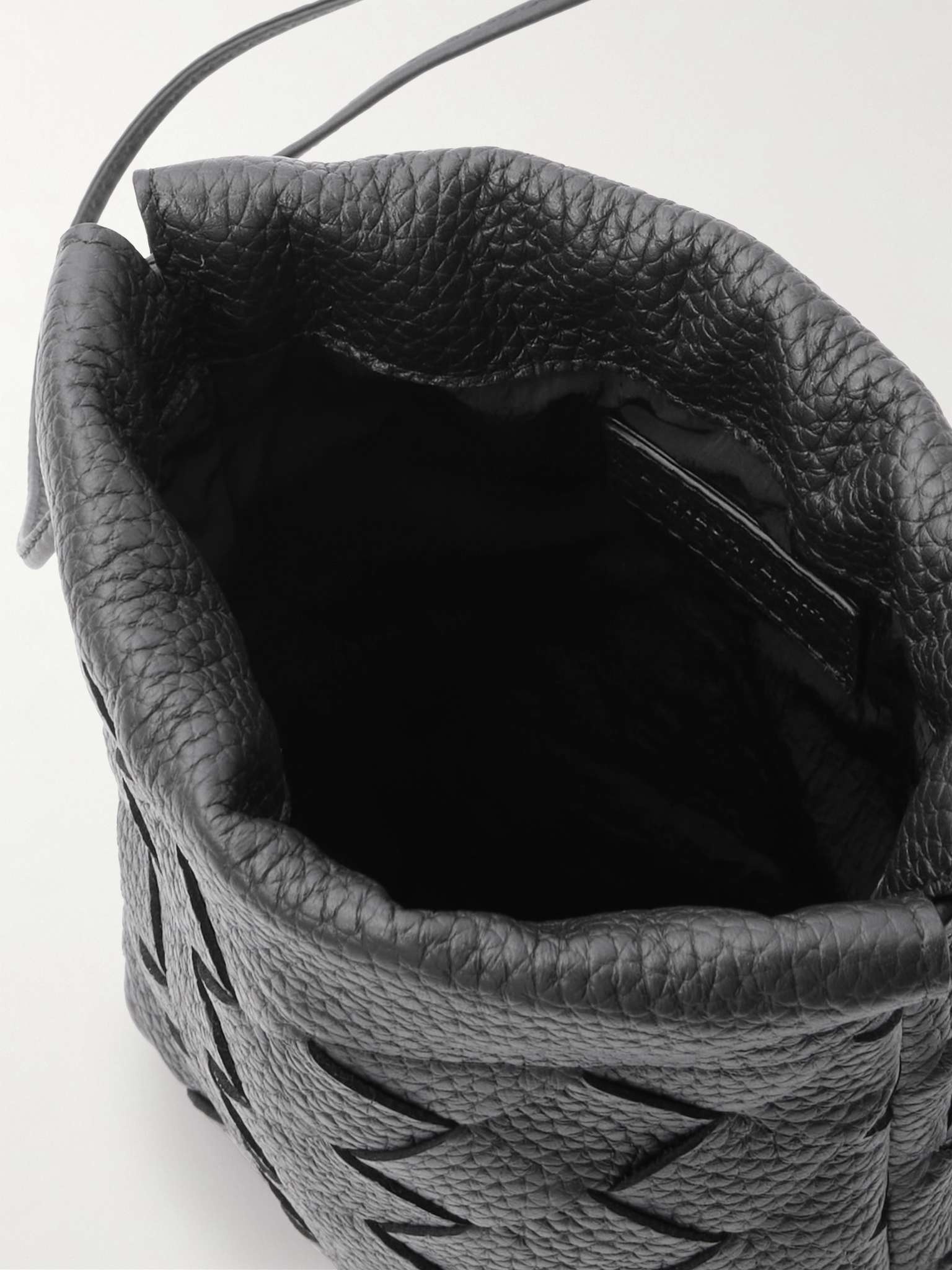 Intrecciato Full-Grain Leather Pouch - 5