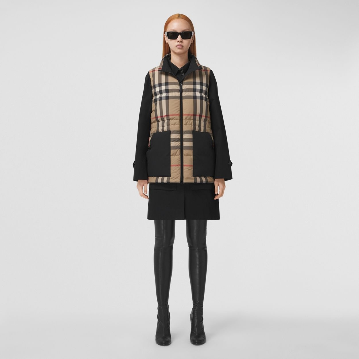Check Puffer Gilet - 6