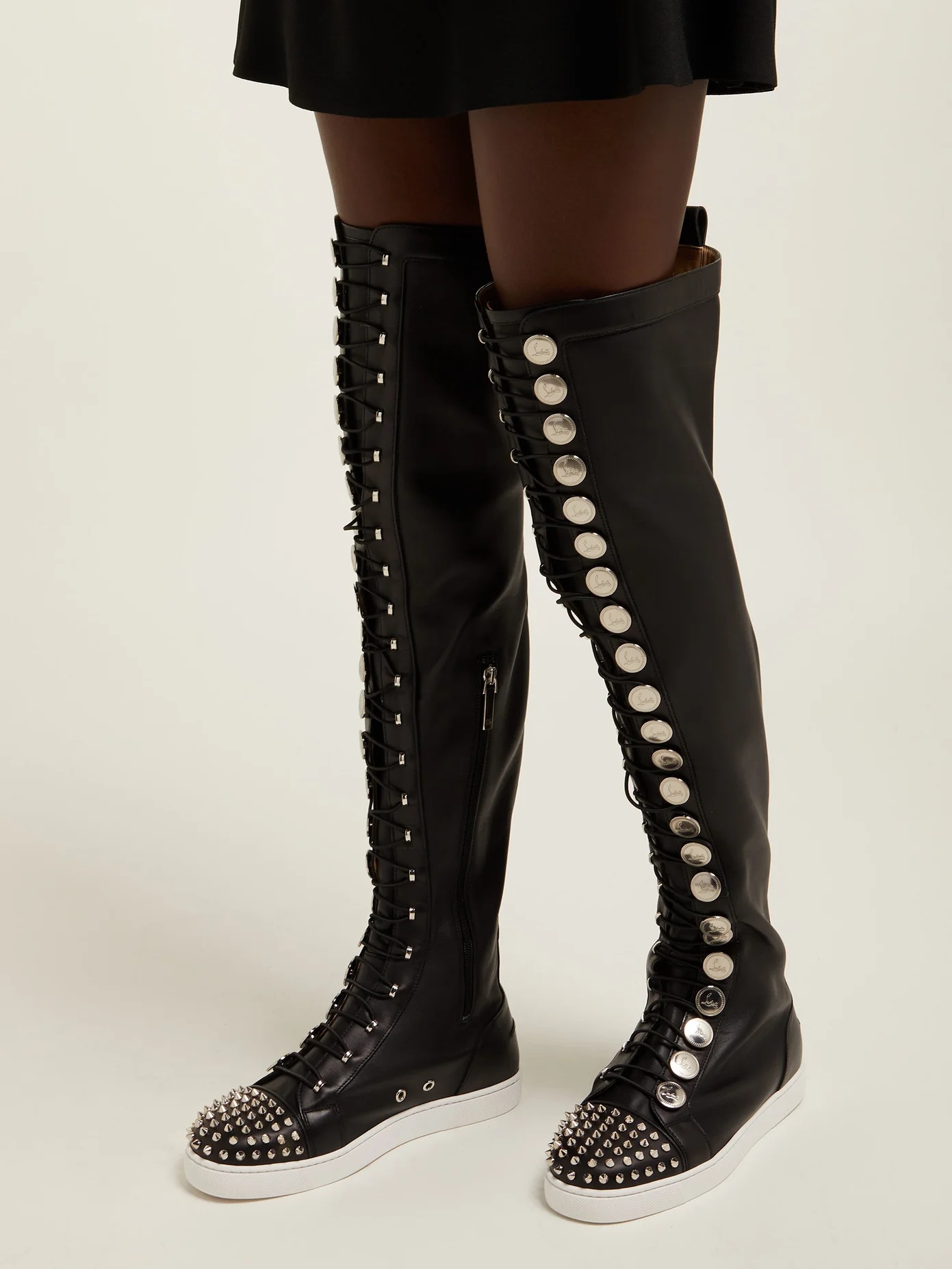 Butchetta Donna over-the-knee leather boots - 3