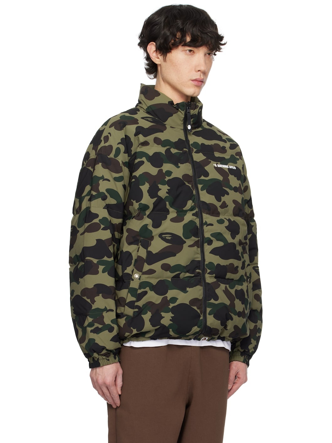 Khaki 1st Camo Reversible Down Jacket - 2