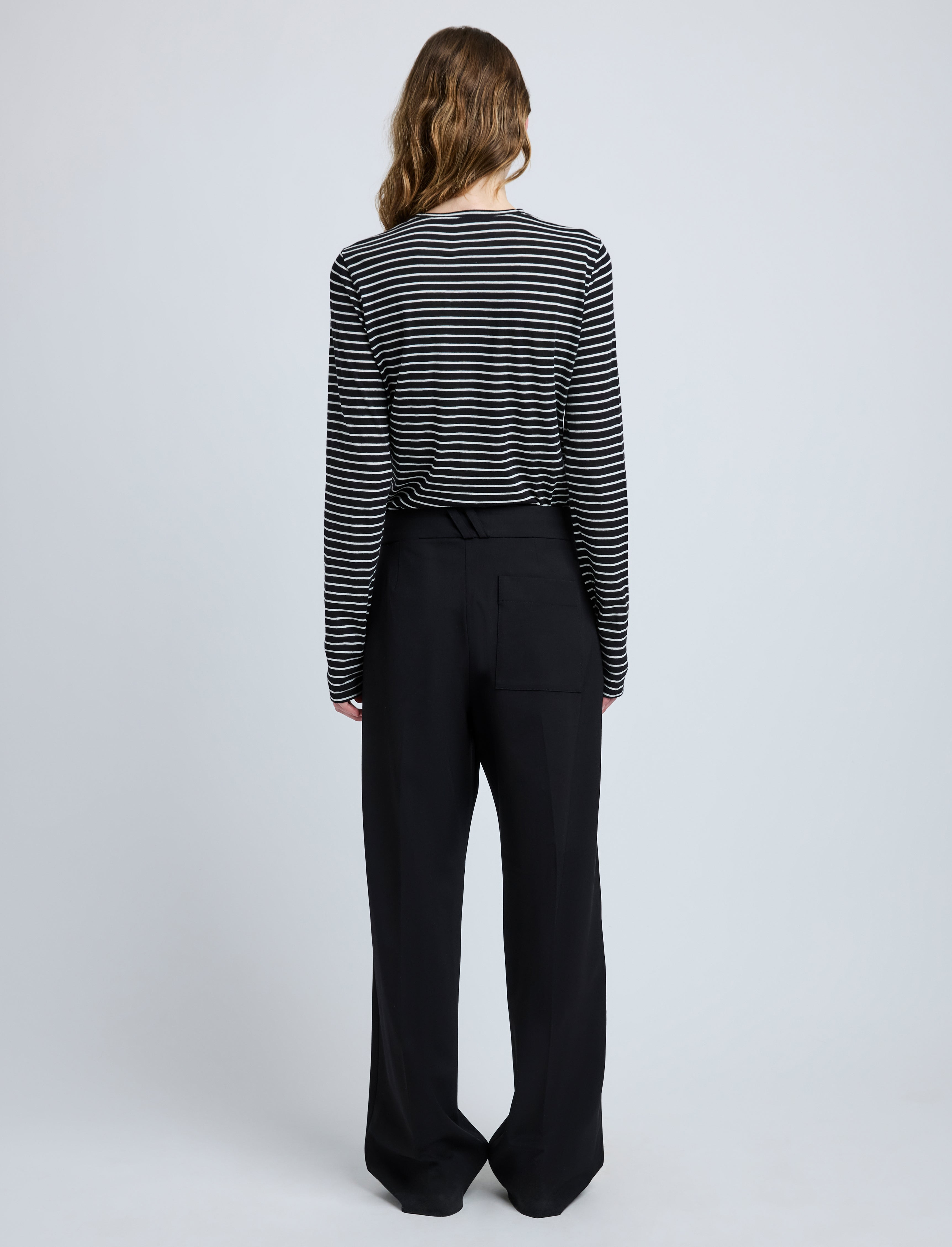 Mia T-Shirt in Cotton Stripe Jersey - 5