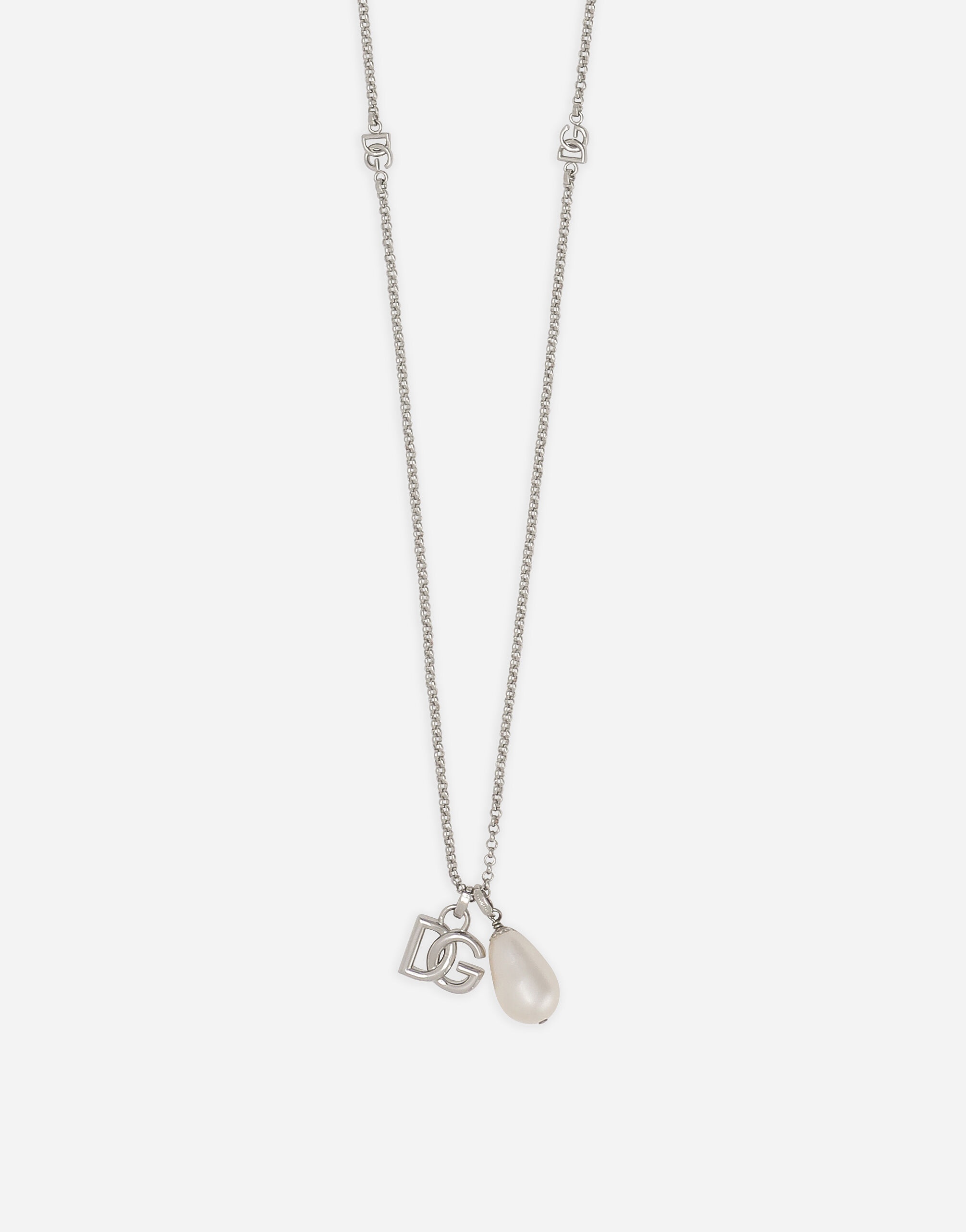 Teardrop necklace with DG logo - 3