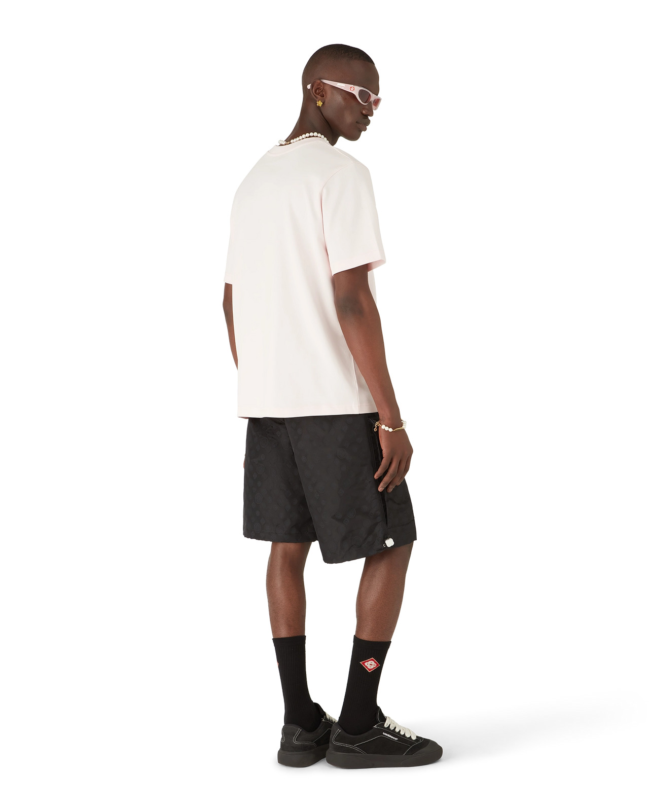 Casa Way Orange Mascot Short Sleeve T-Shirt | Casablanca Paris - 3