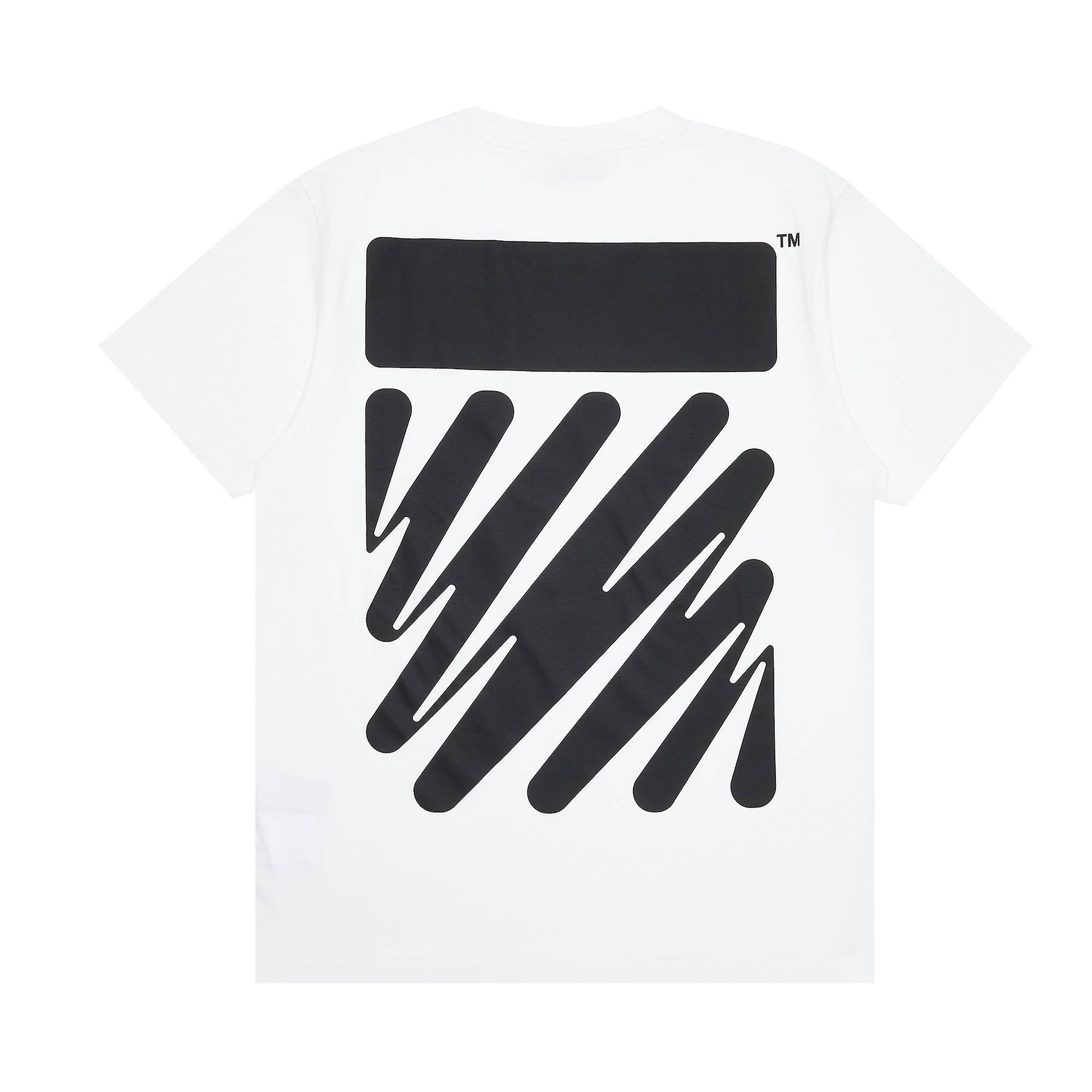 Off-White Off-White Wave Diag Slim Short-Sleeve Tee 'White