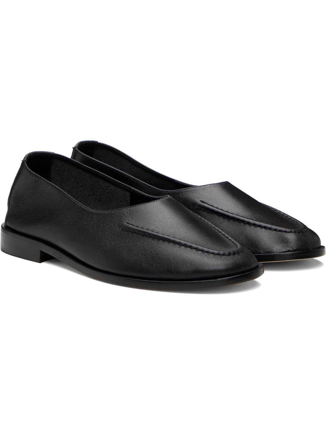 Black Juliol Slip-on Loafers - 4