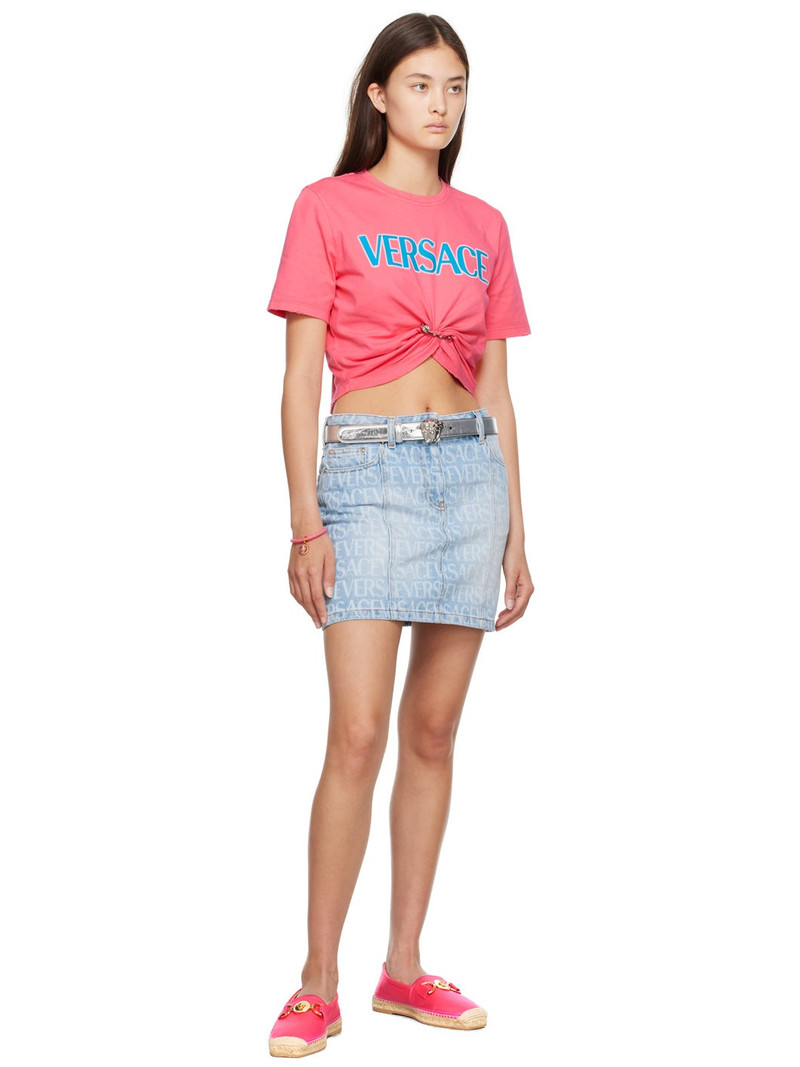 VERSACE Pink Medusa Espadrilles outlook