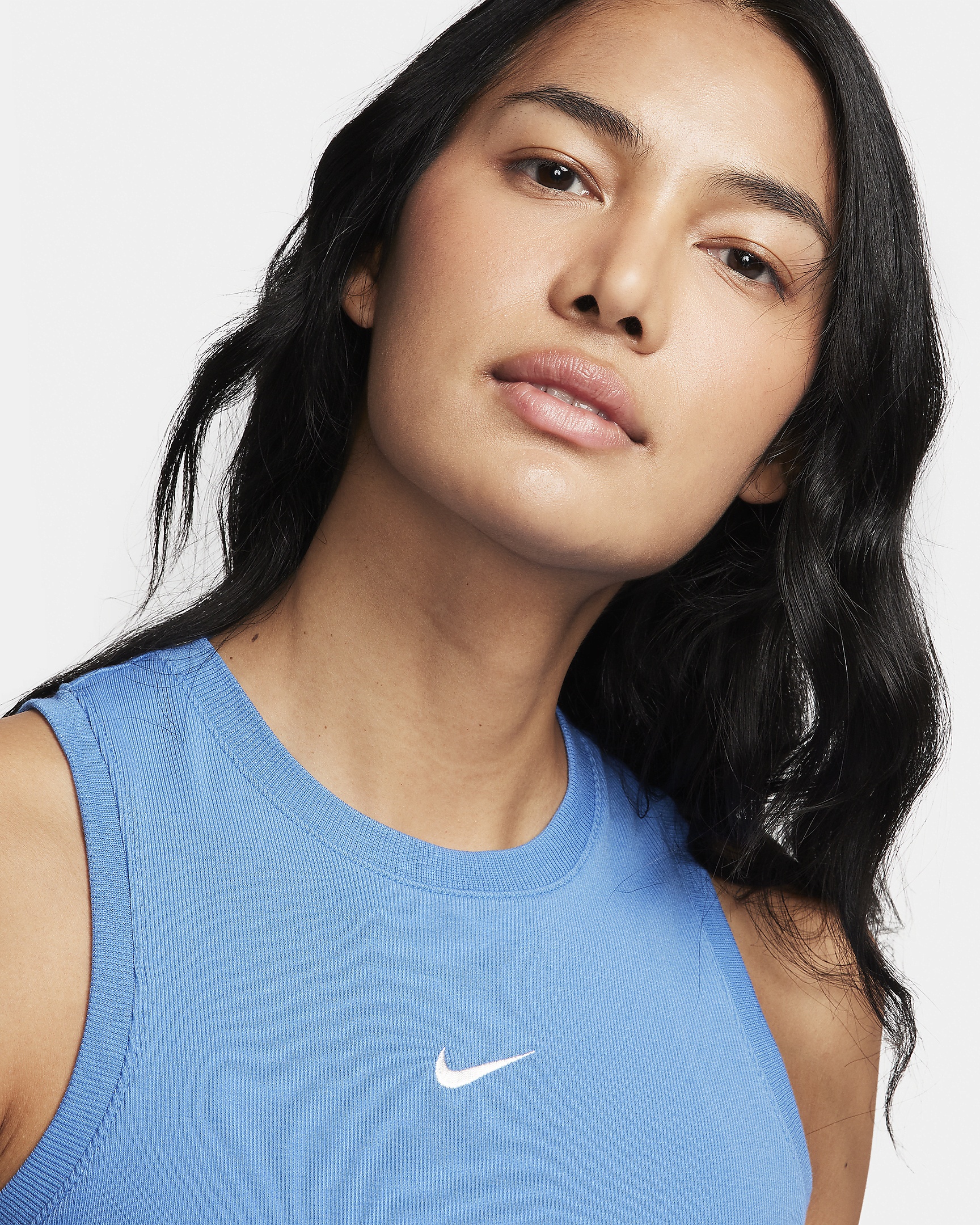 Nike Sportswear Chill Knit Women's Tight Cropped Mini-Rib Tank Top - 3