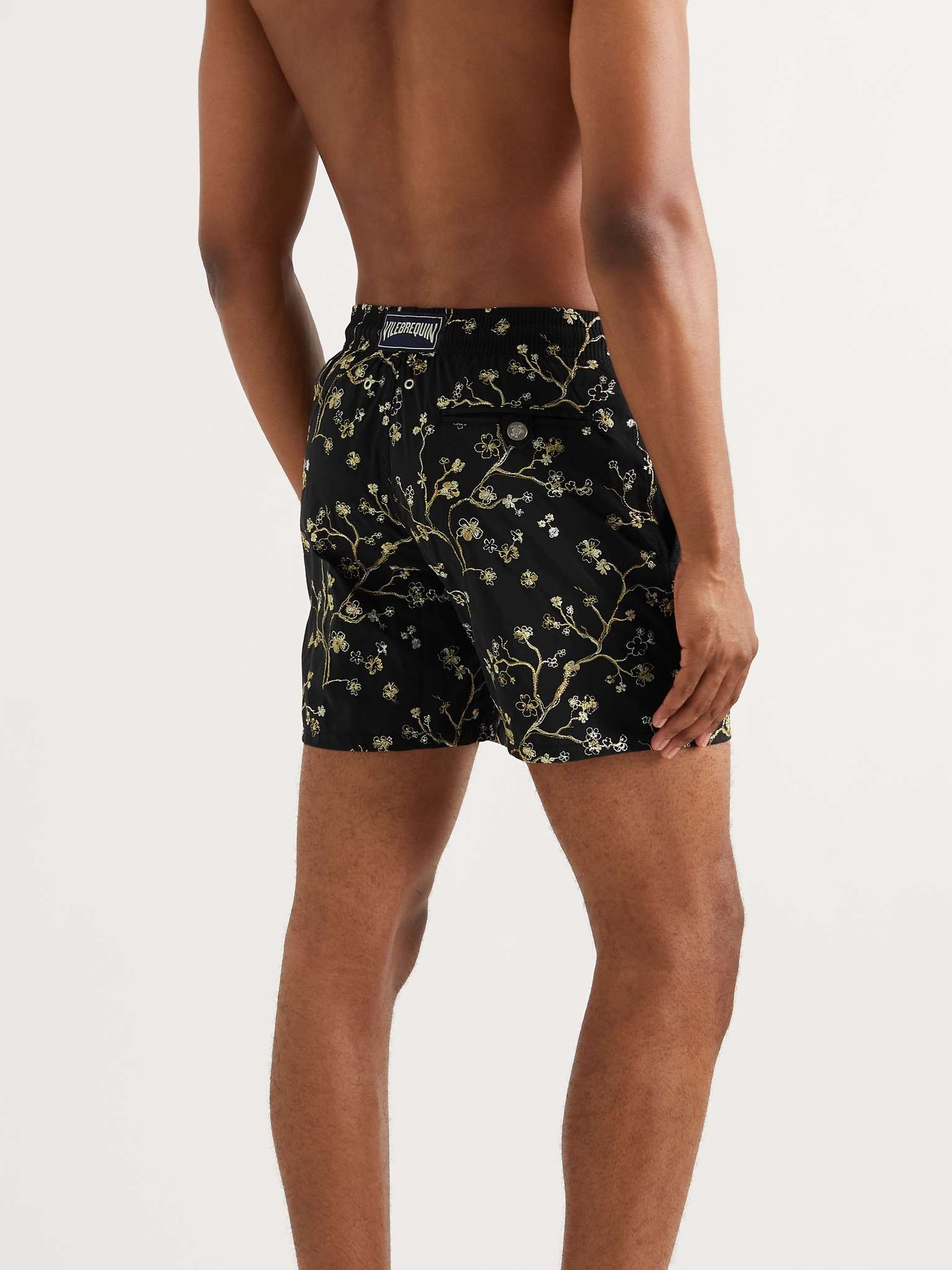 Mistral Mid-Length Embroidered Swim Shorts - 3