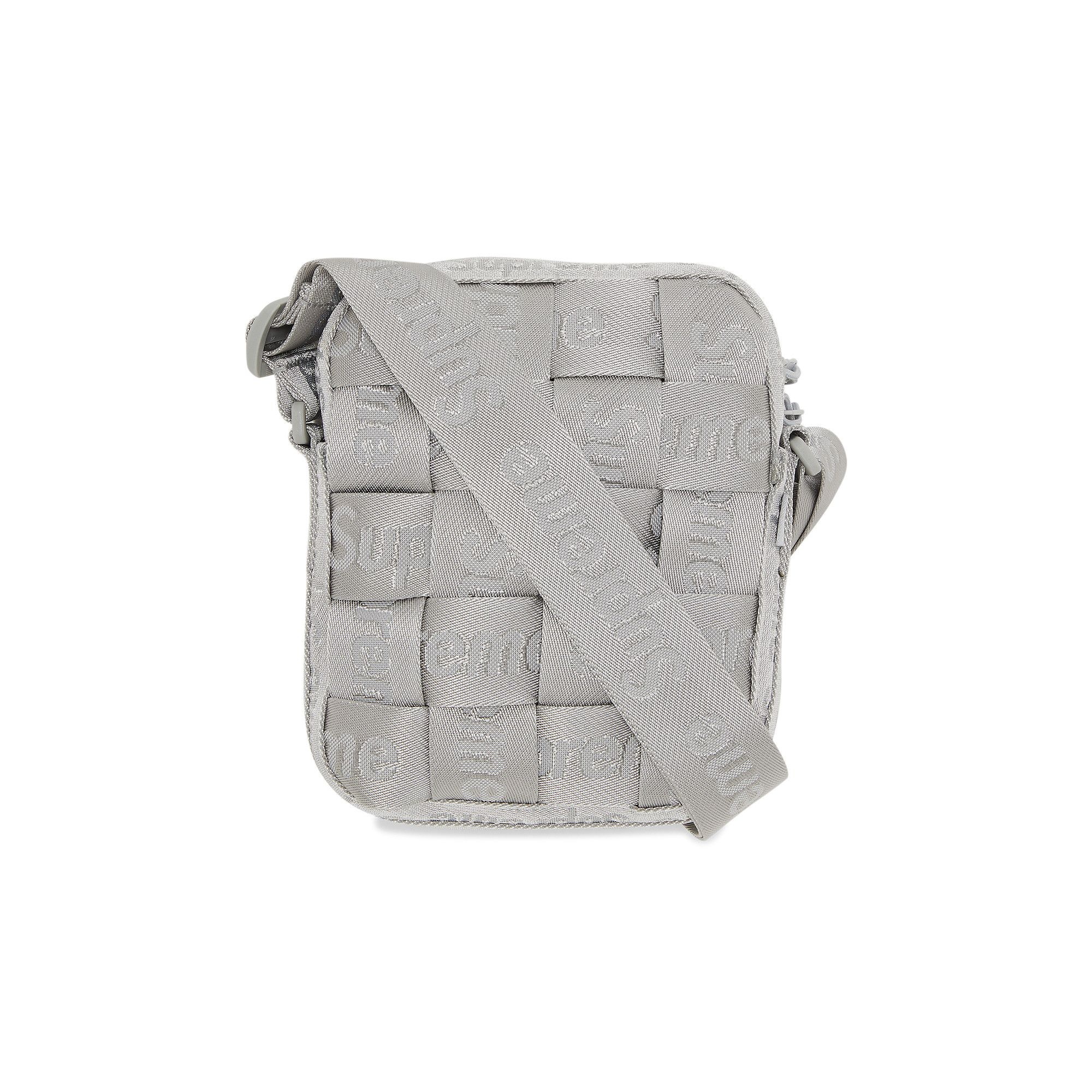 Supreme Woven Shoulder Bag 'Grey' - 1