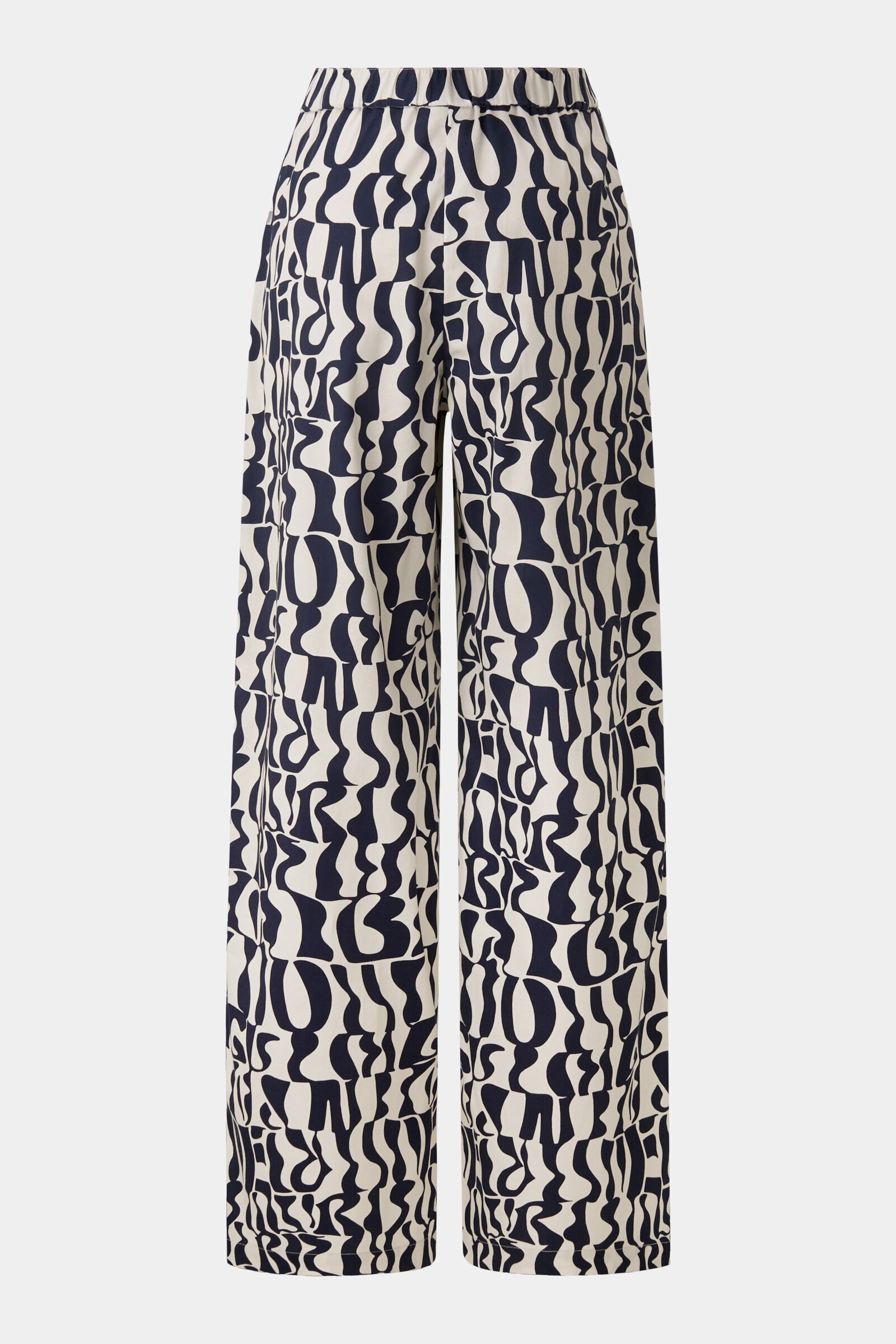 Marlene trousers Donya in Navy blue/ecru - 6