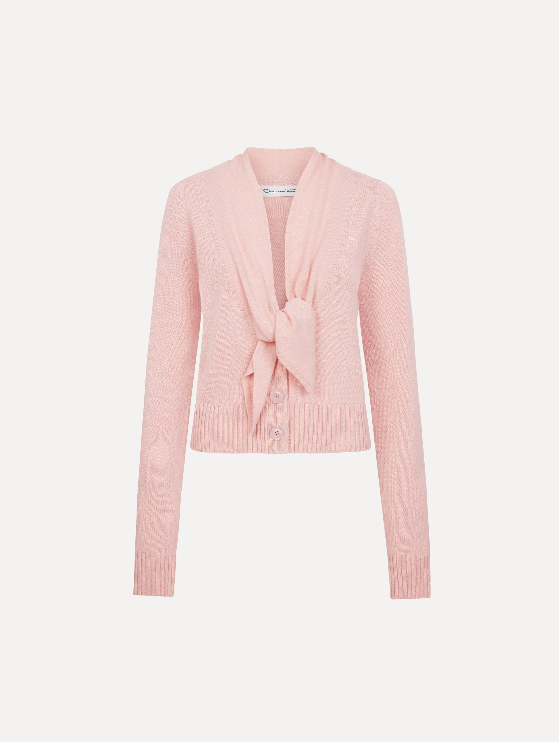 TIE-NECK CARDIGAN - 1