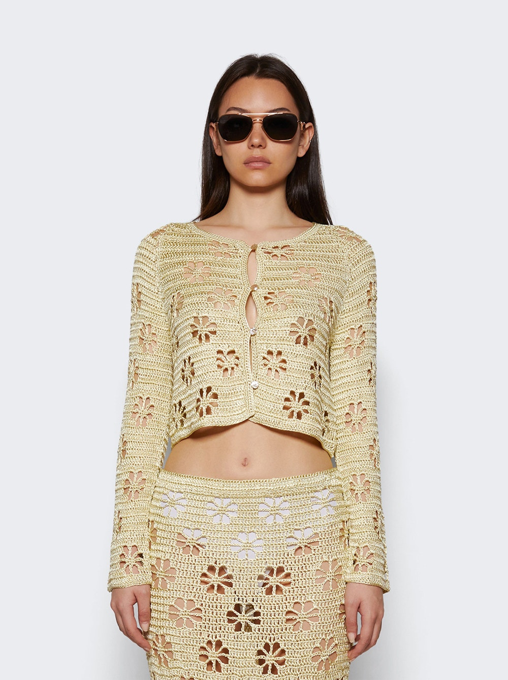 Floral Crochet Cardigan Jasmine - 2