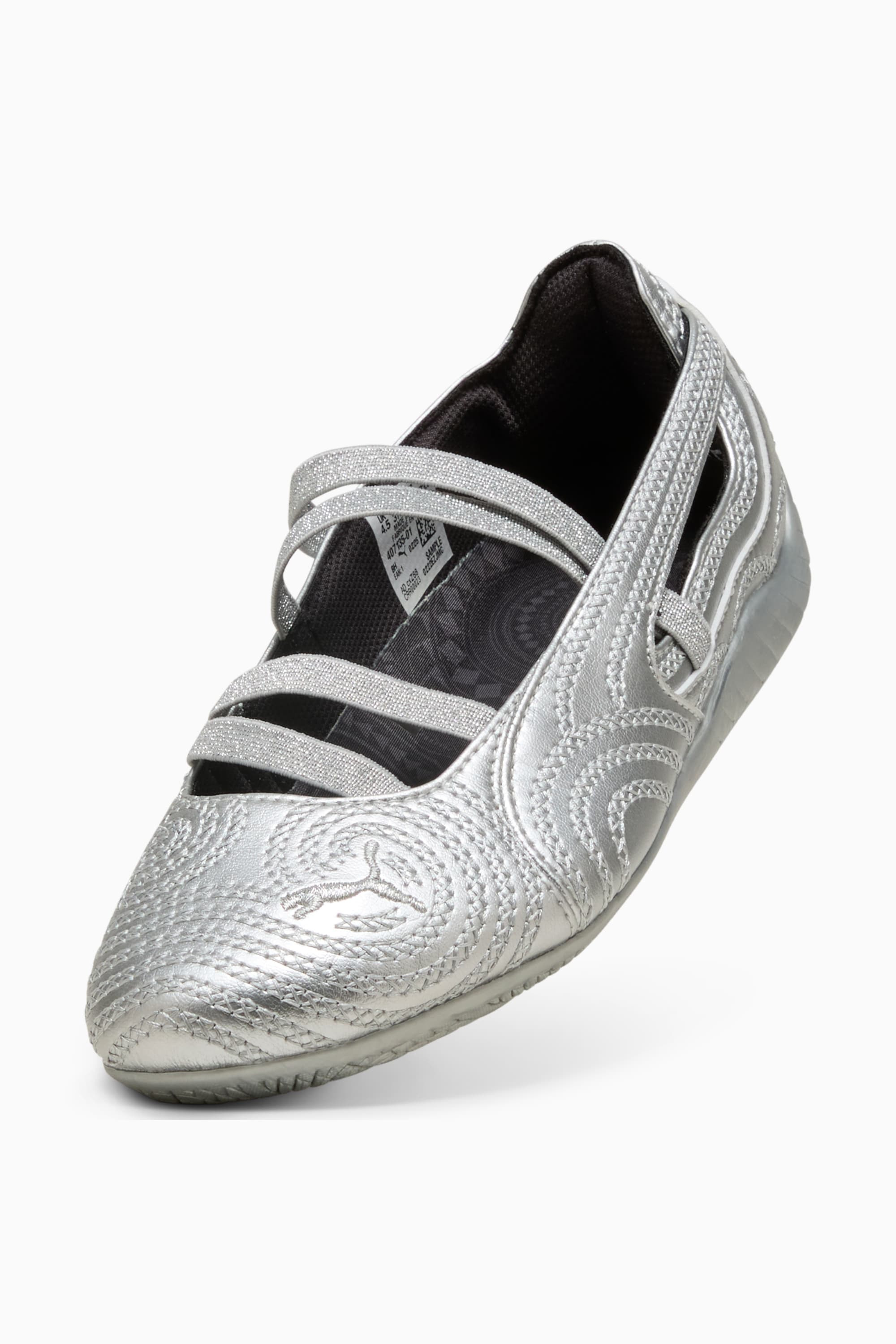 PUMA x WICKED Speedcat Ballet Silver Slippers Women's Shoes - 6