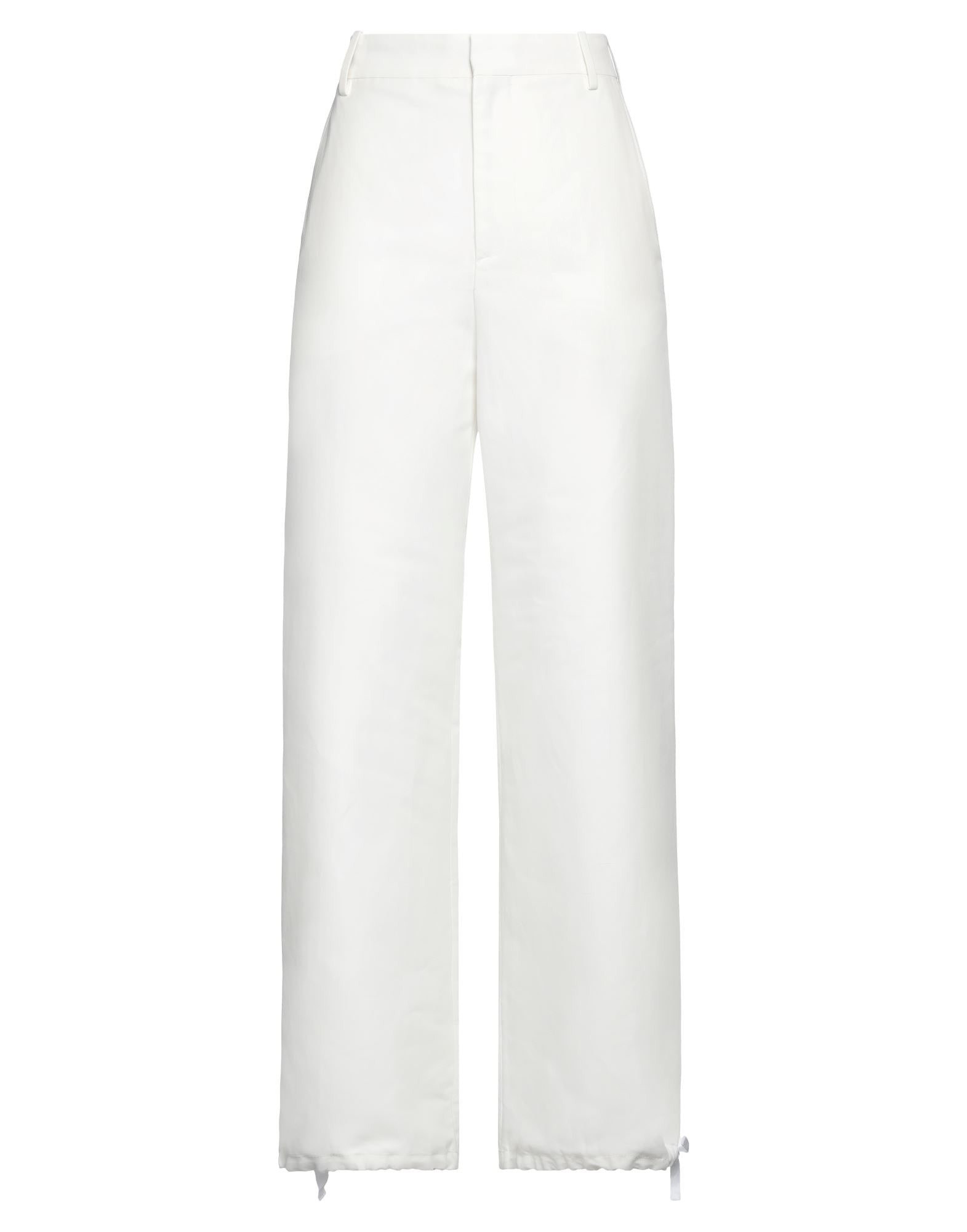 White Women's Casual Pants - 1