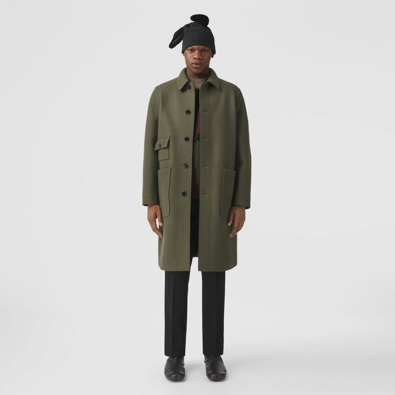 Burberry Pocket Detail Wool Lab Coat outlook