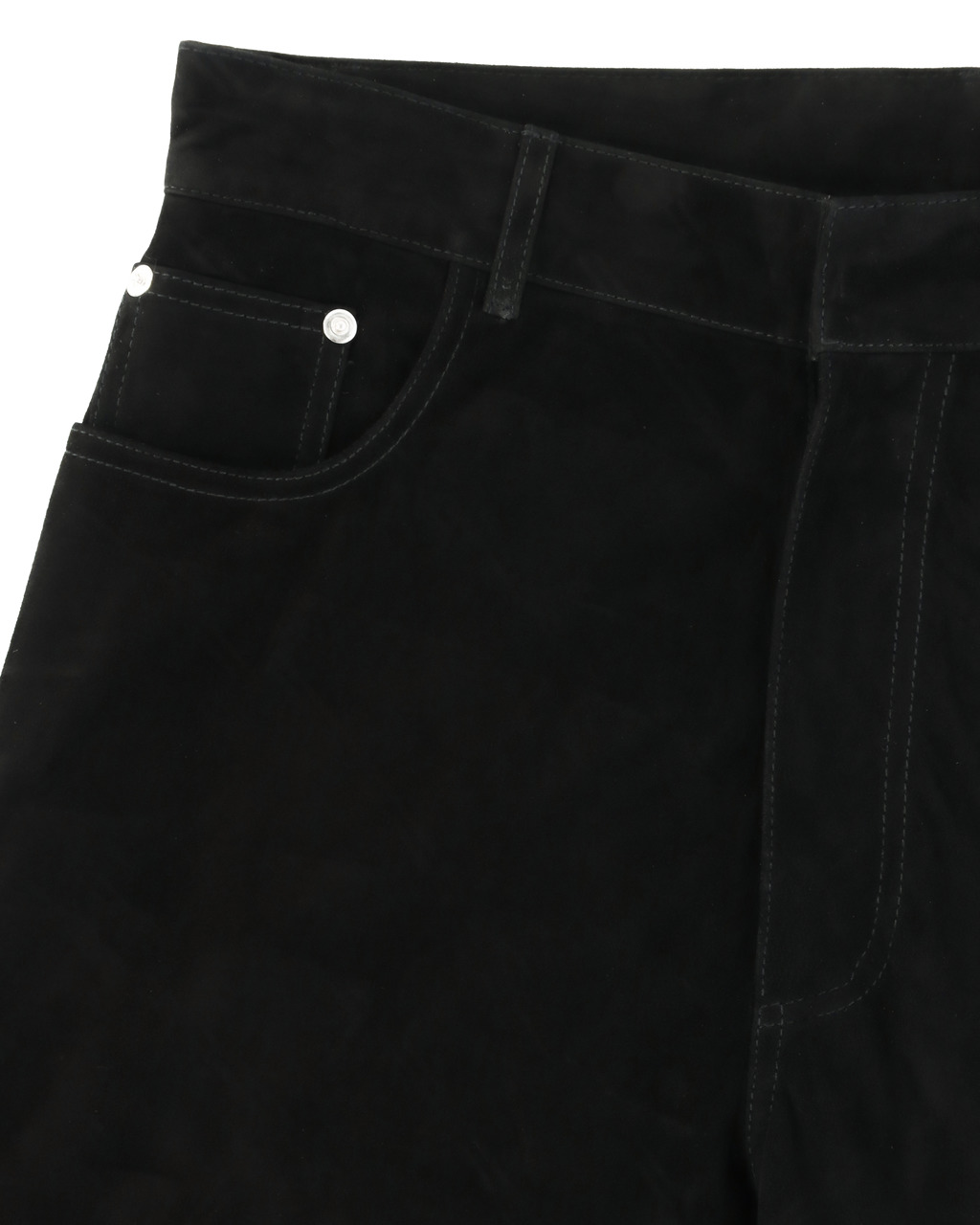 BUCKLE SUEDE CARPENTER PANT - 6
