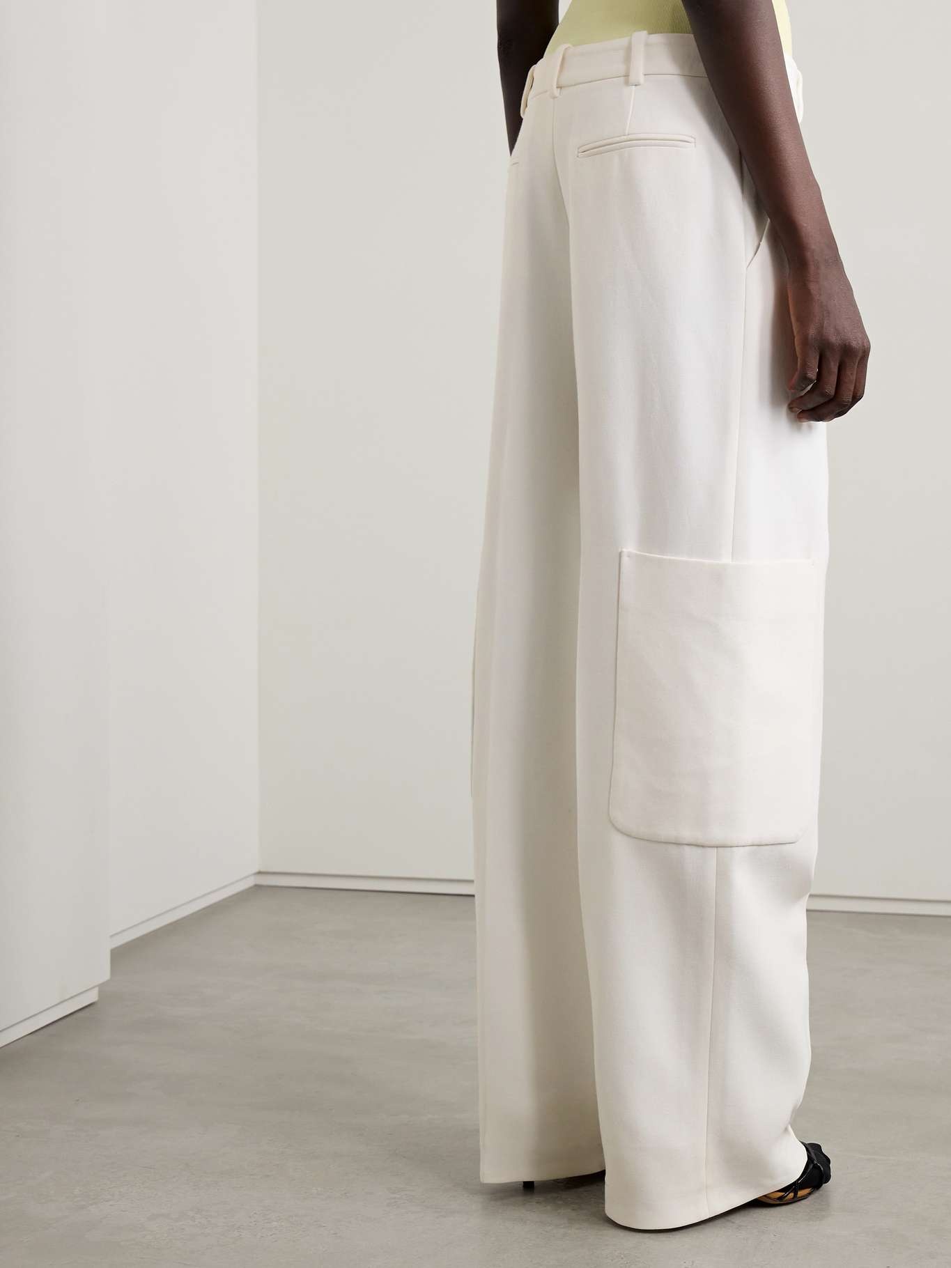 Caiton grain de poudre wide-leg pants - 3