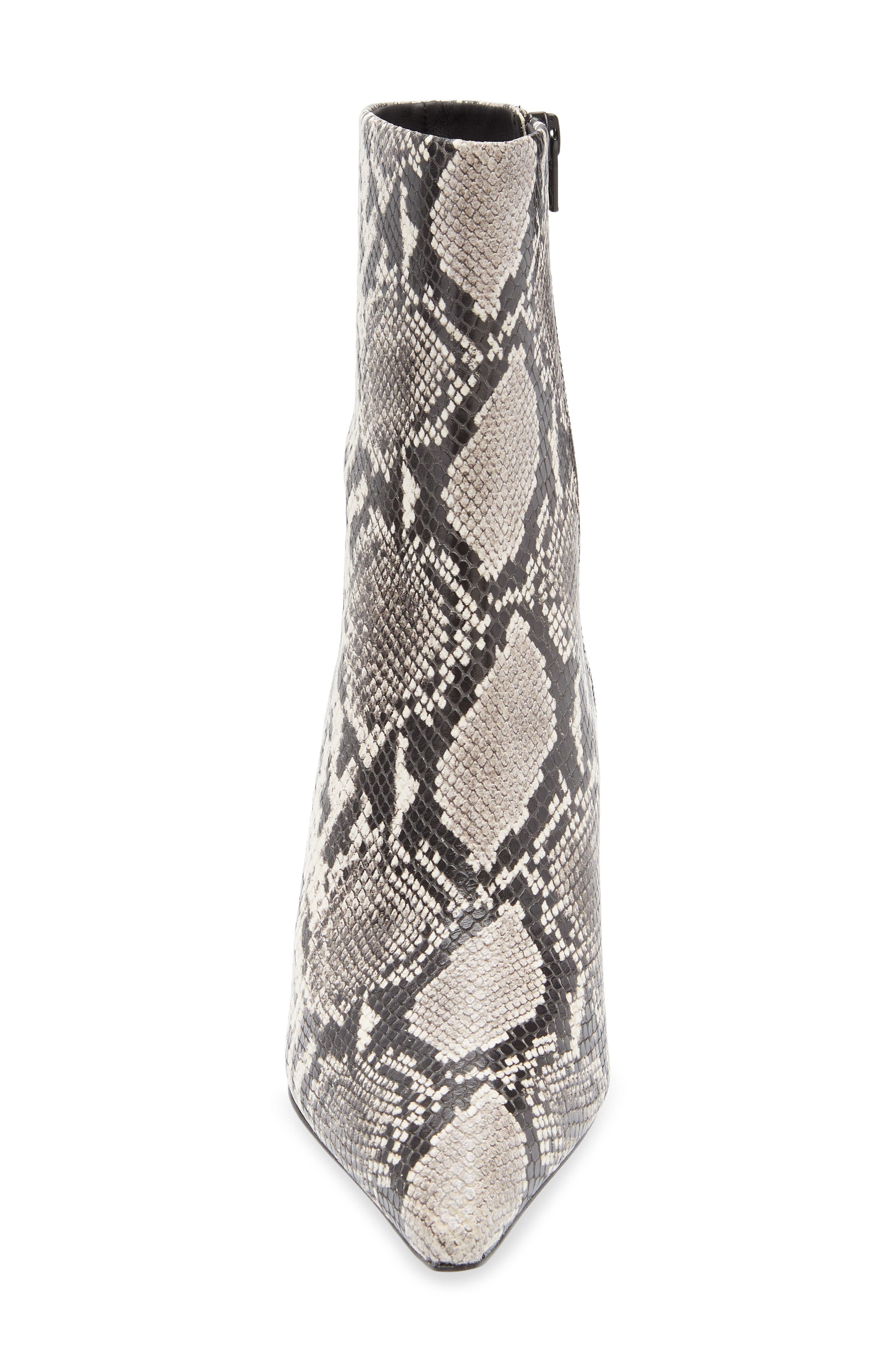 rag & bone Mercer Pointed Toe Bootie in White Snake at Nordstrom - 4