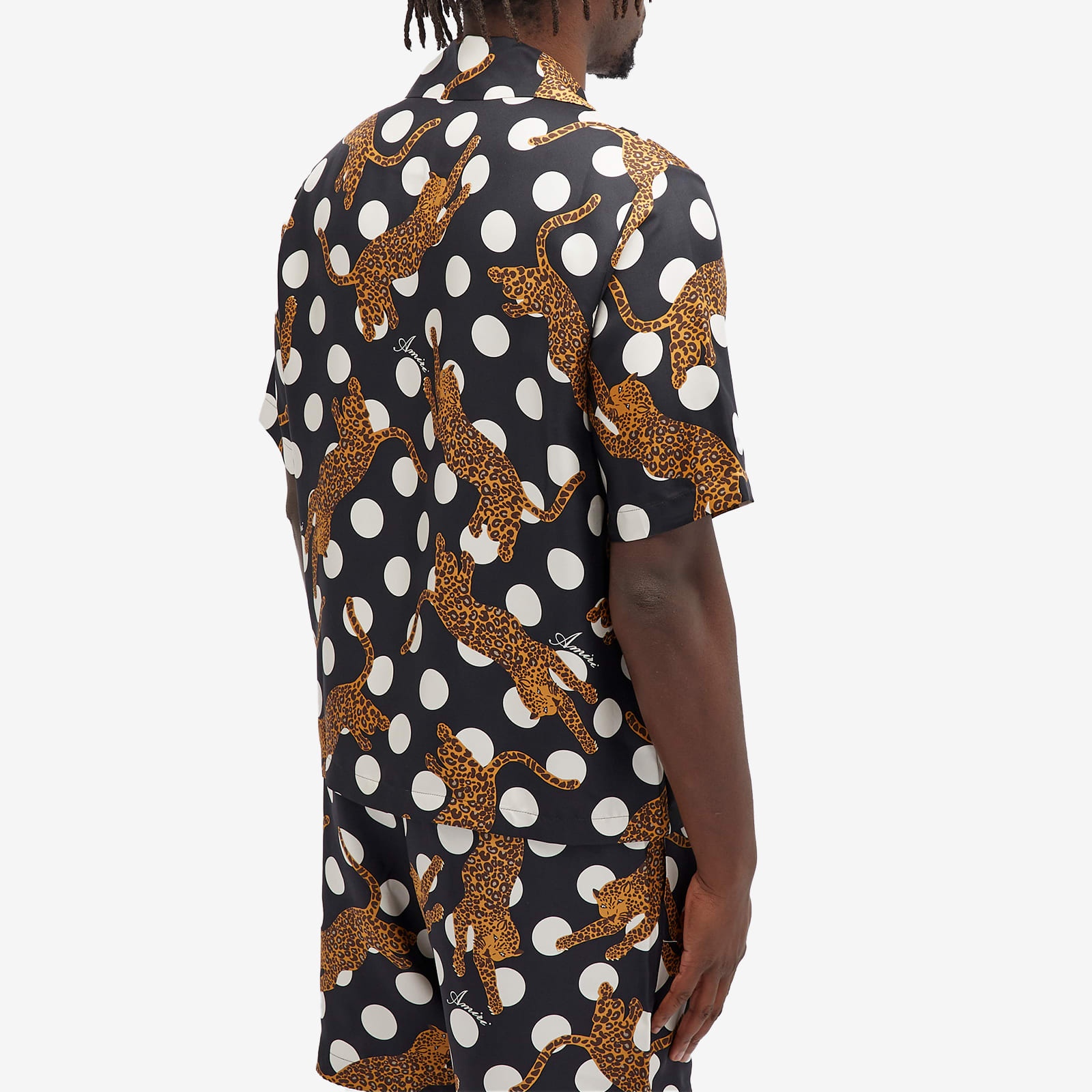 AMIRI Leopard Polka Short Sleeve Vacation Shirt - 3