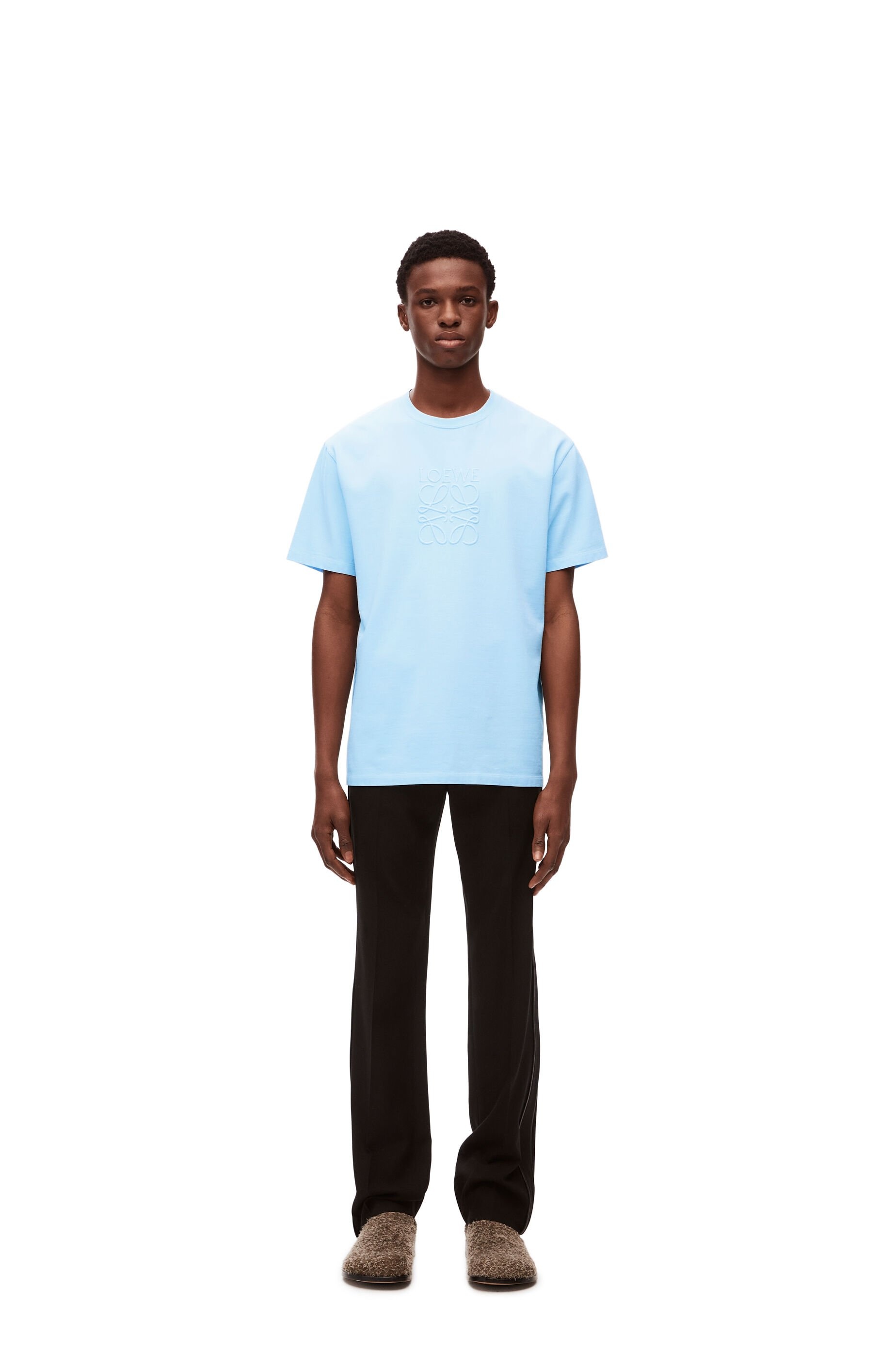 LOEWE｜ (Relaxed Fit T-Shirt in cotton (H526Y22XBN 4160) Relaxed fit T-shirt in cotton Green - LOEWE