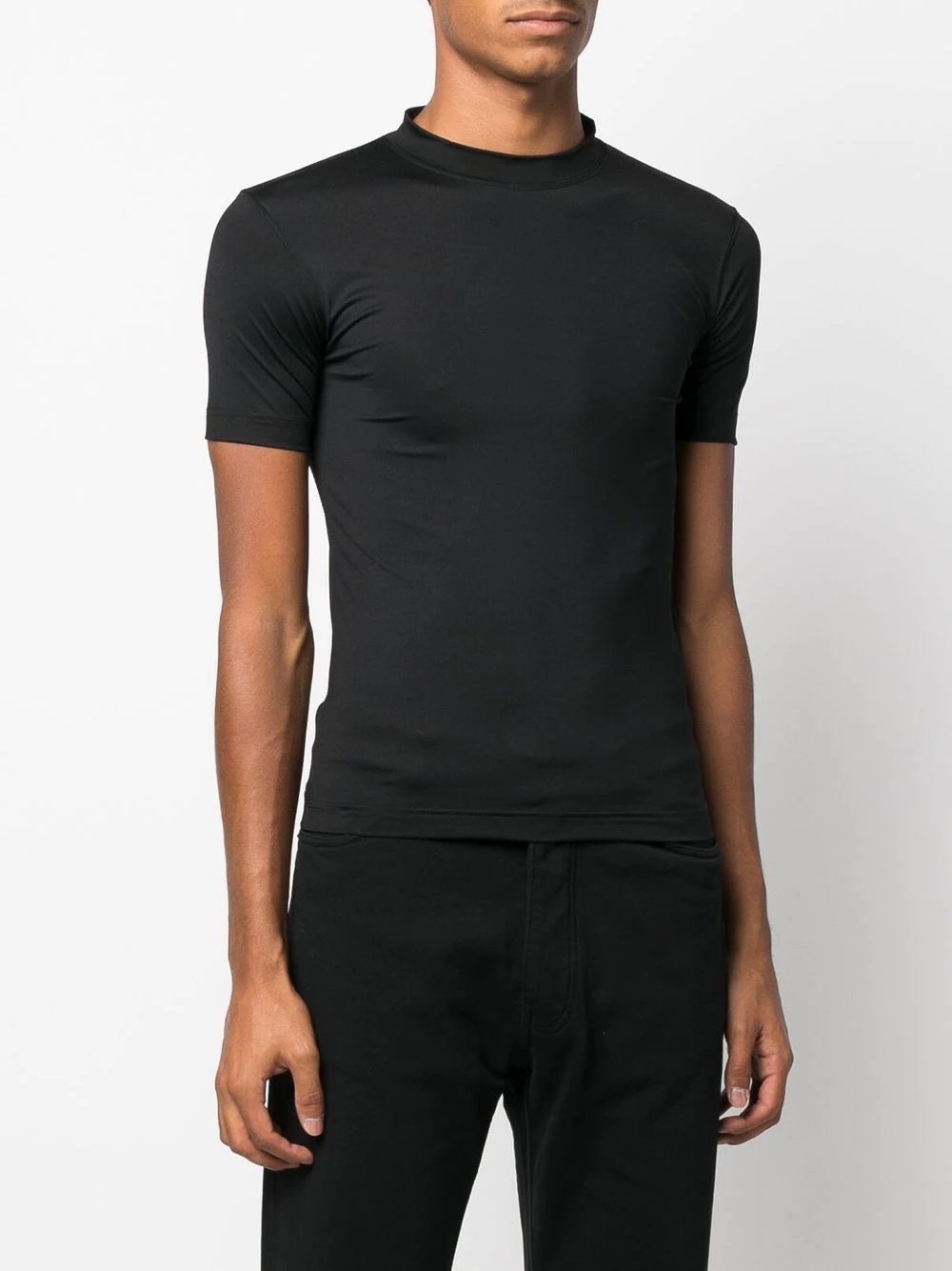 round-neck stretch T-shirt - 3