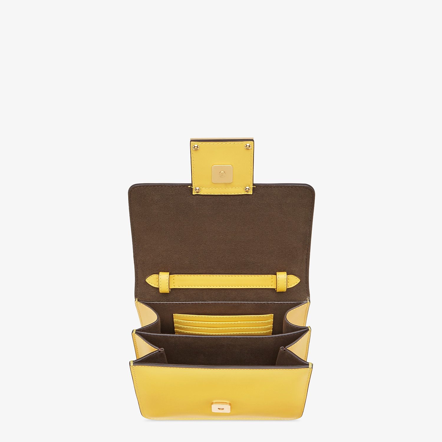 Small yellow leather bag - 5