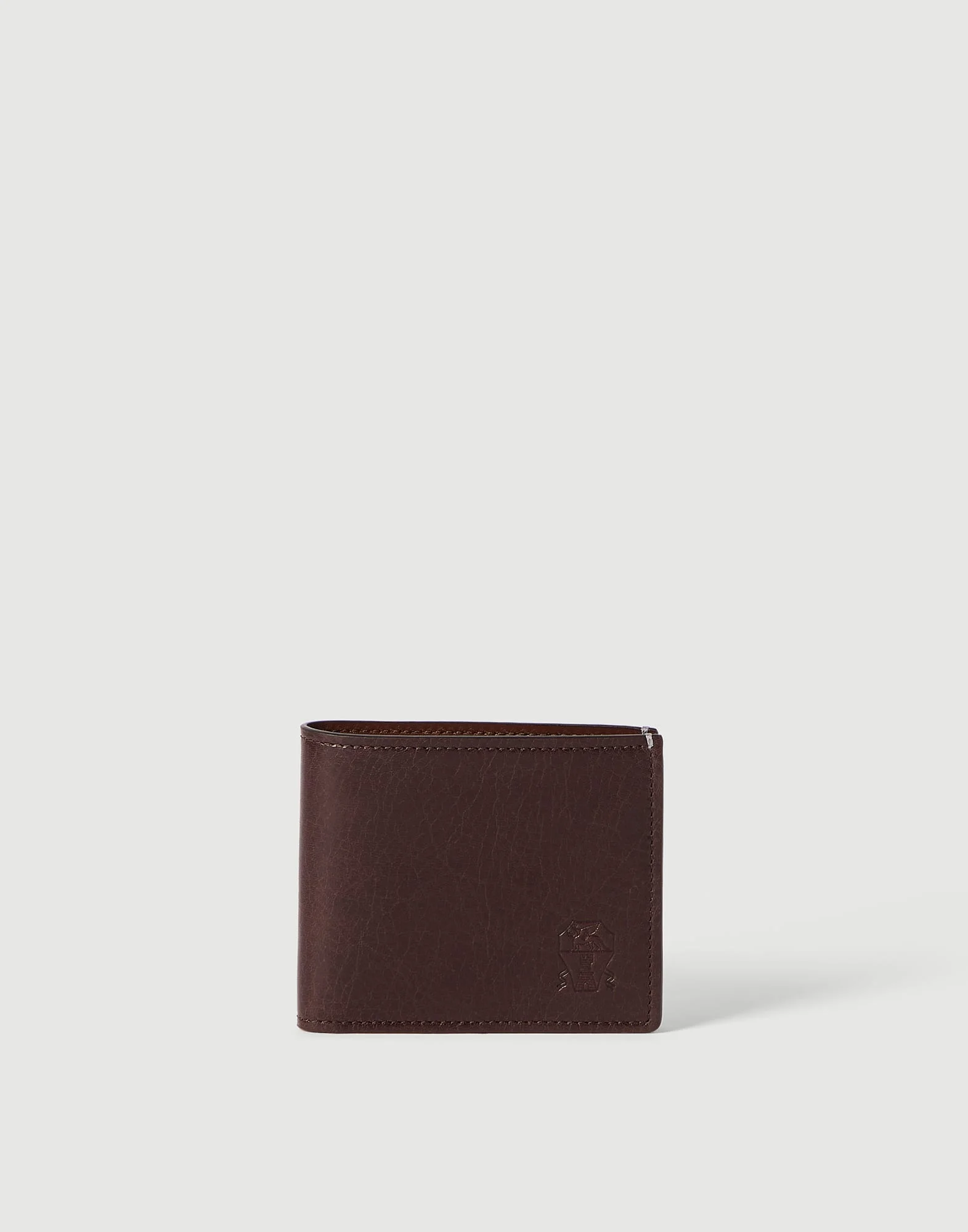 Brushed leather wallet - 1