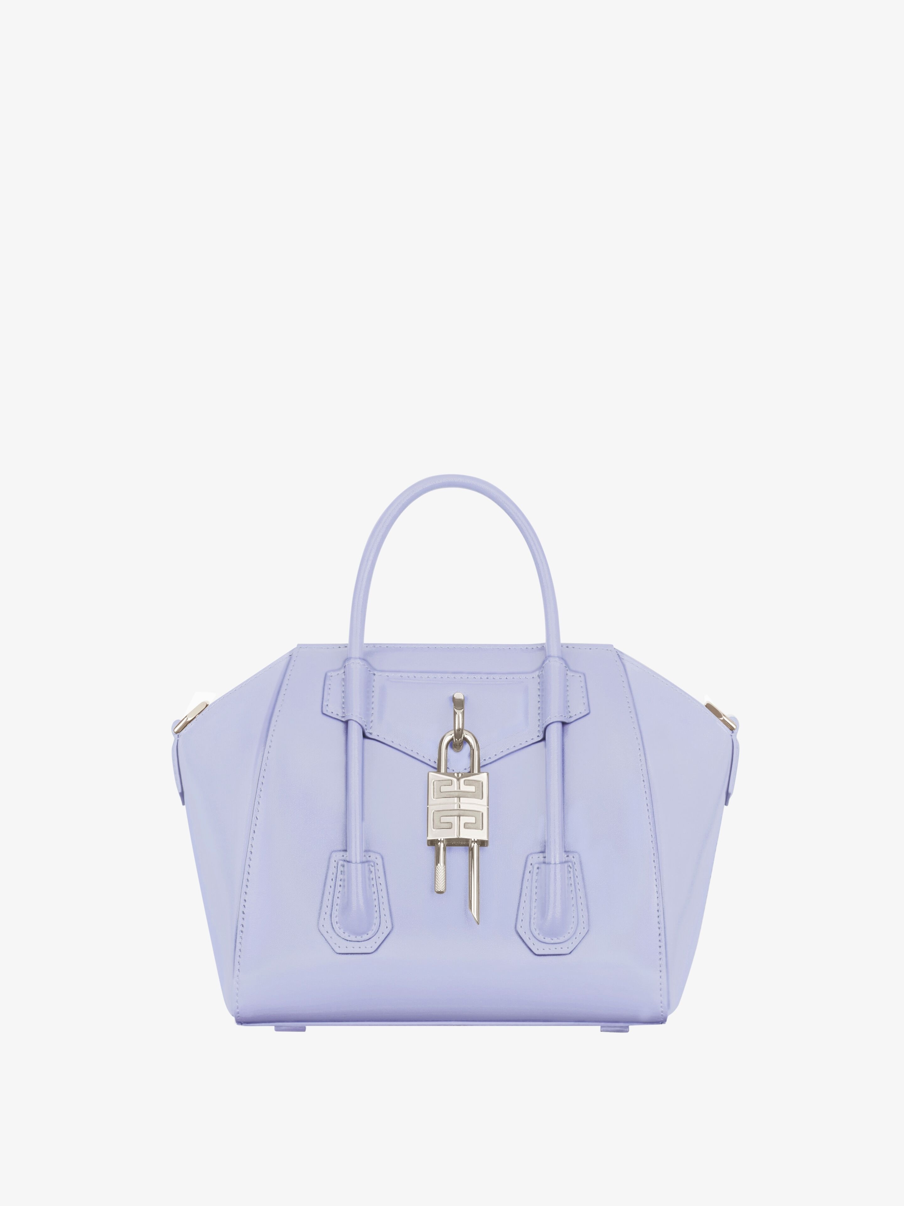 Givenchy mini Antigona Lock denim tote bag - Blue