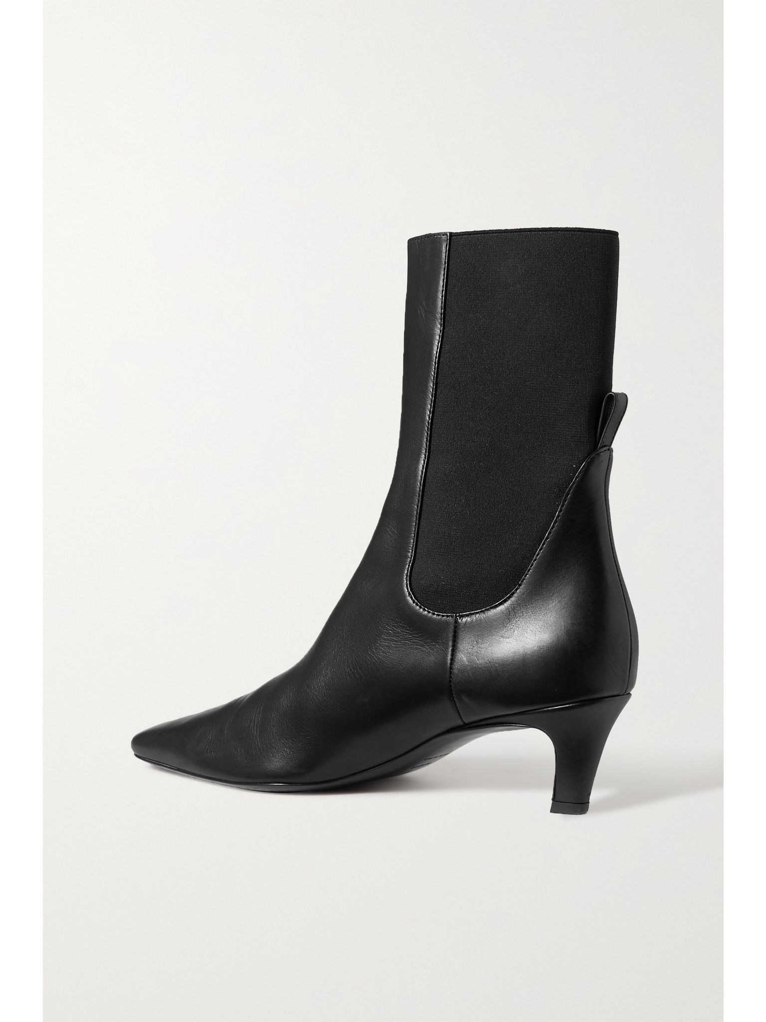 The Mid Heel leather Chelsea boots Black - 3