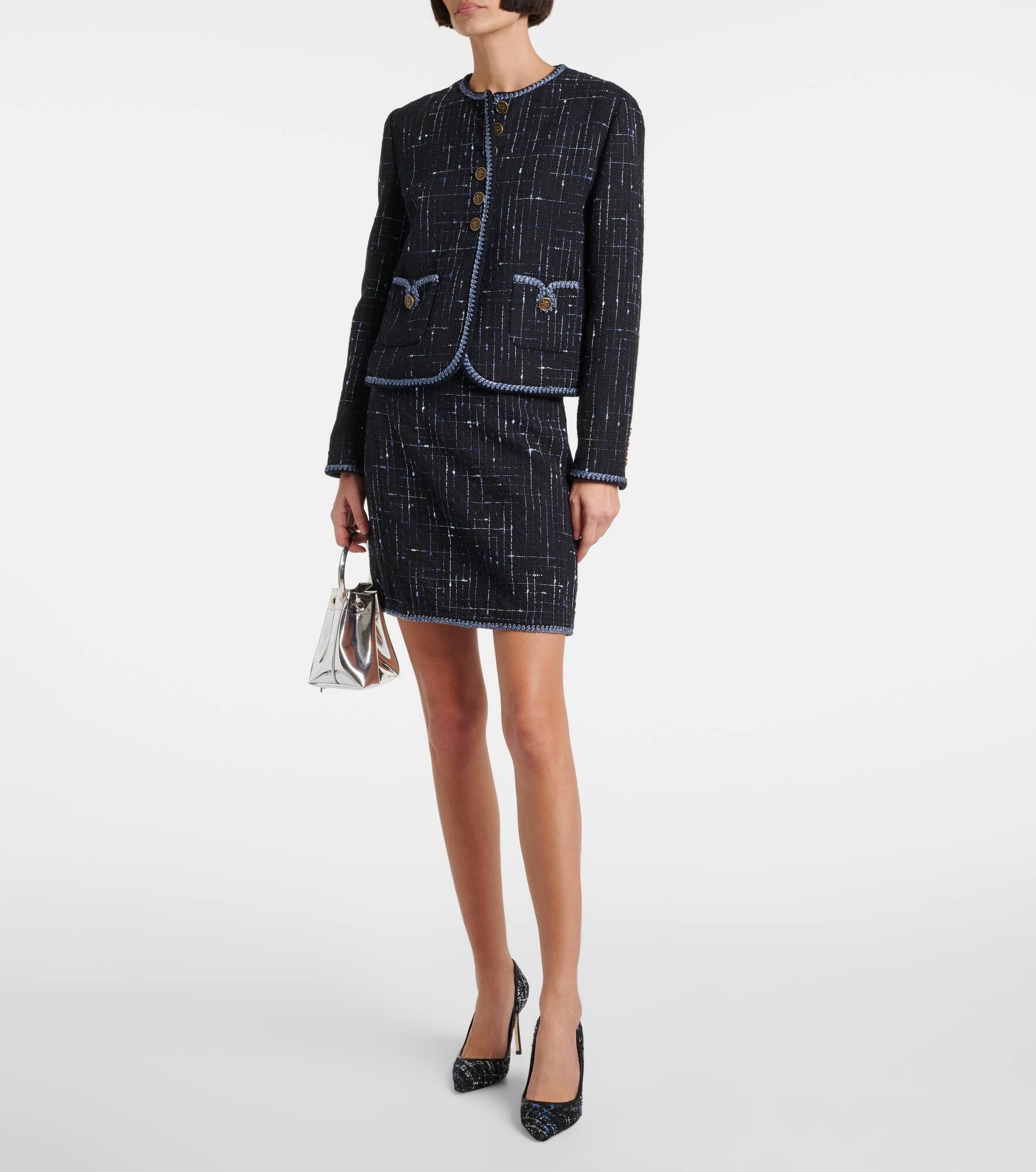Romy 85 tweed pumps - 3