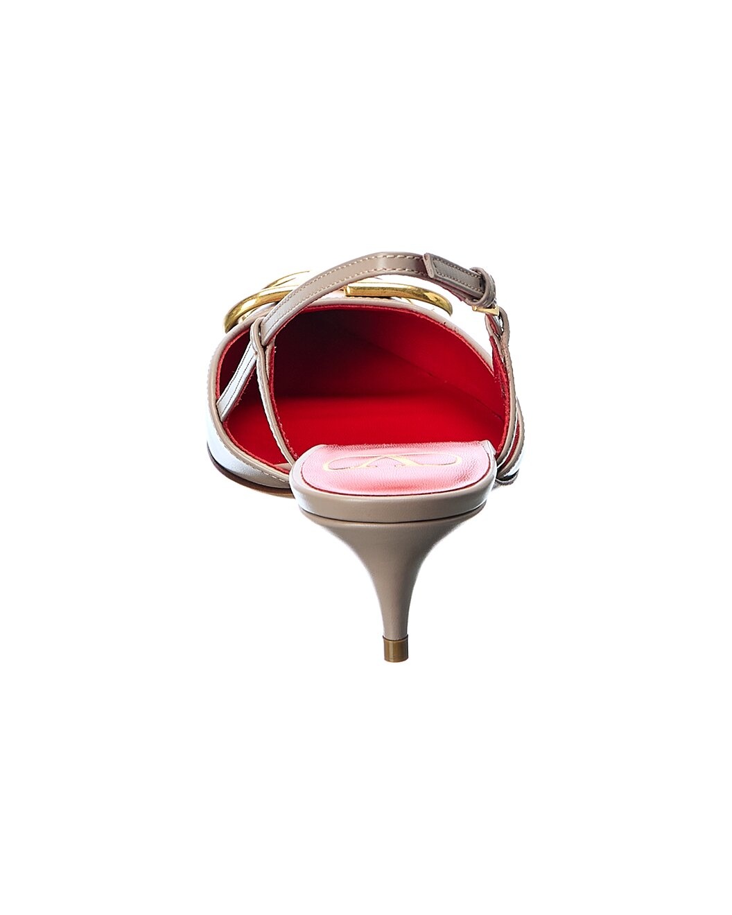 Valentino VLogo 40 Leather Slingback Pump - 3
