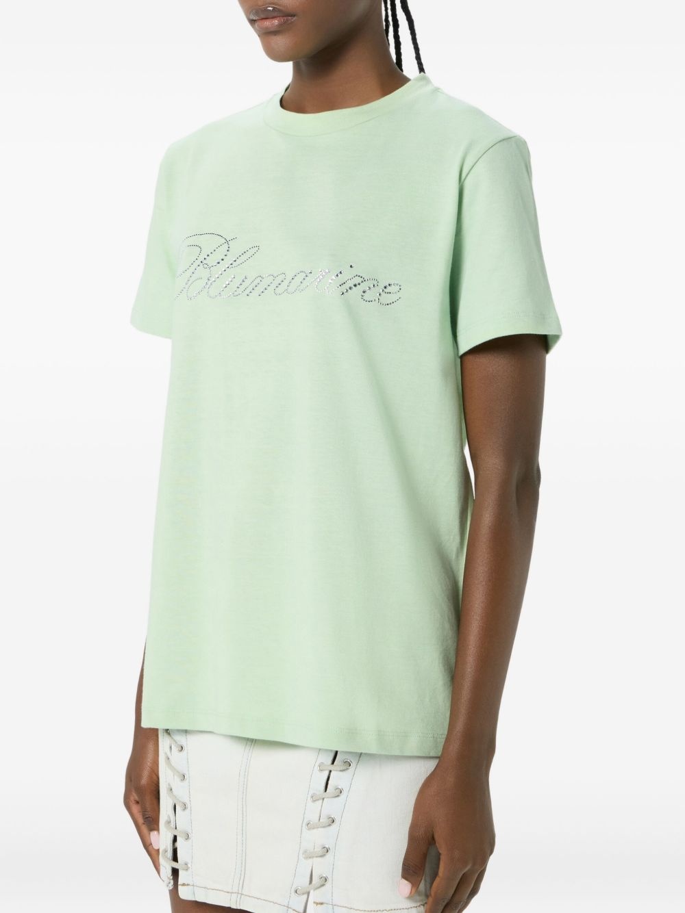 crystal-embellished T-shirt - 4