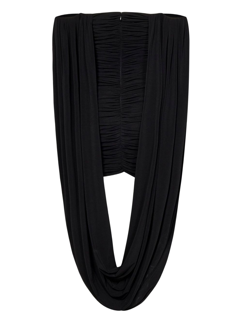 draped ruched top - 2