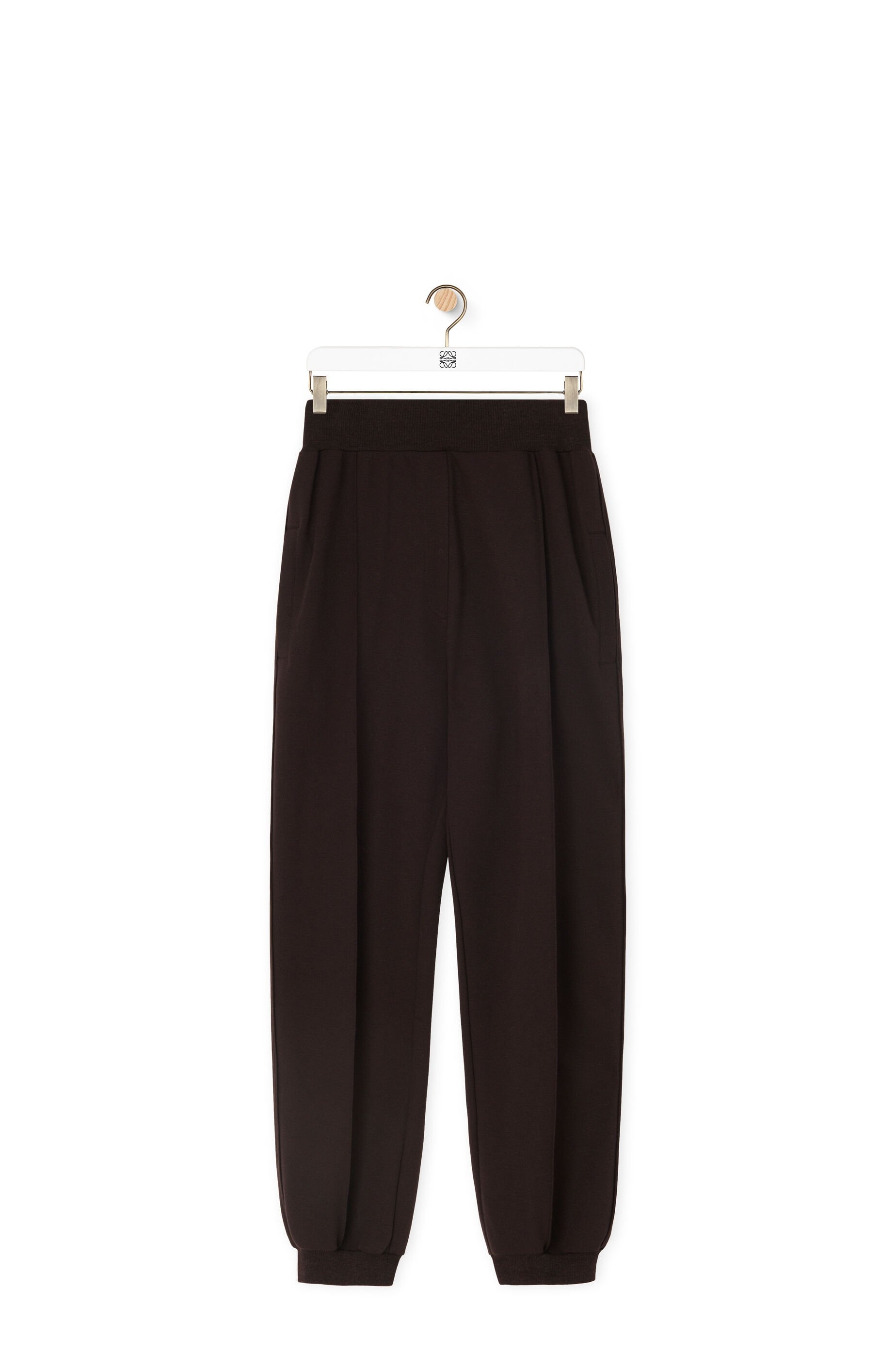 Sweatpants in cotton and silk - 1