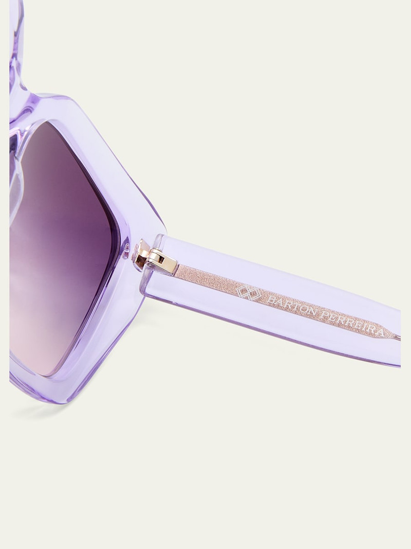 BARTON PERREIRA Devine Square Acetate & Titanium Sunglasses outlook
