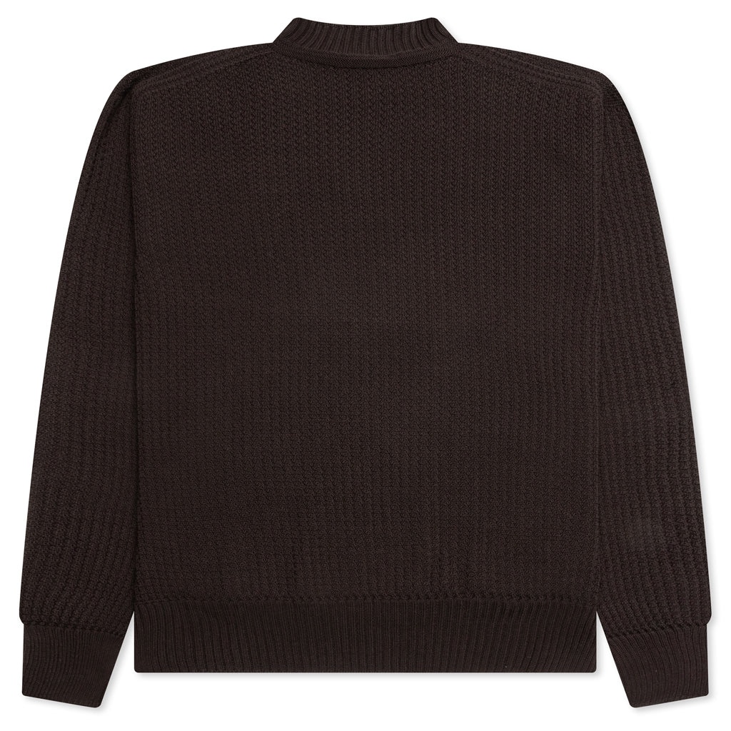 COMMON KNIT SWEATER - BROWN - 1