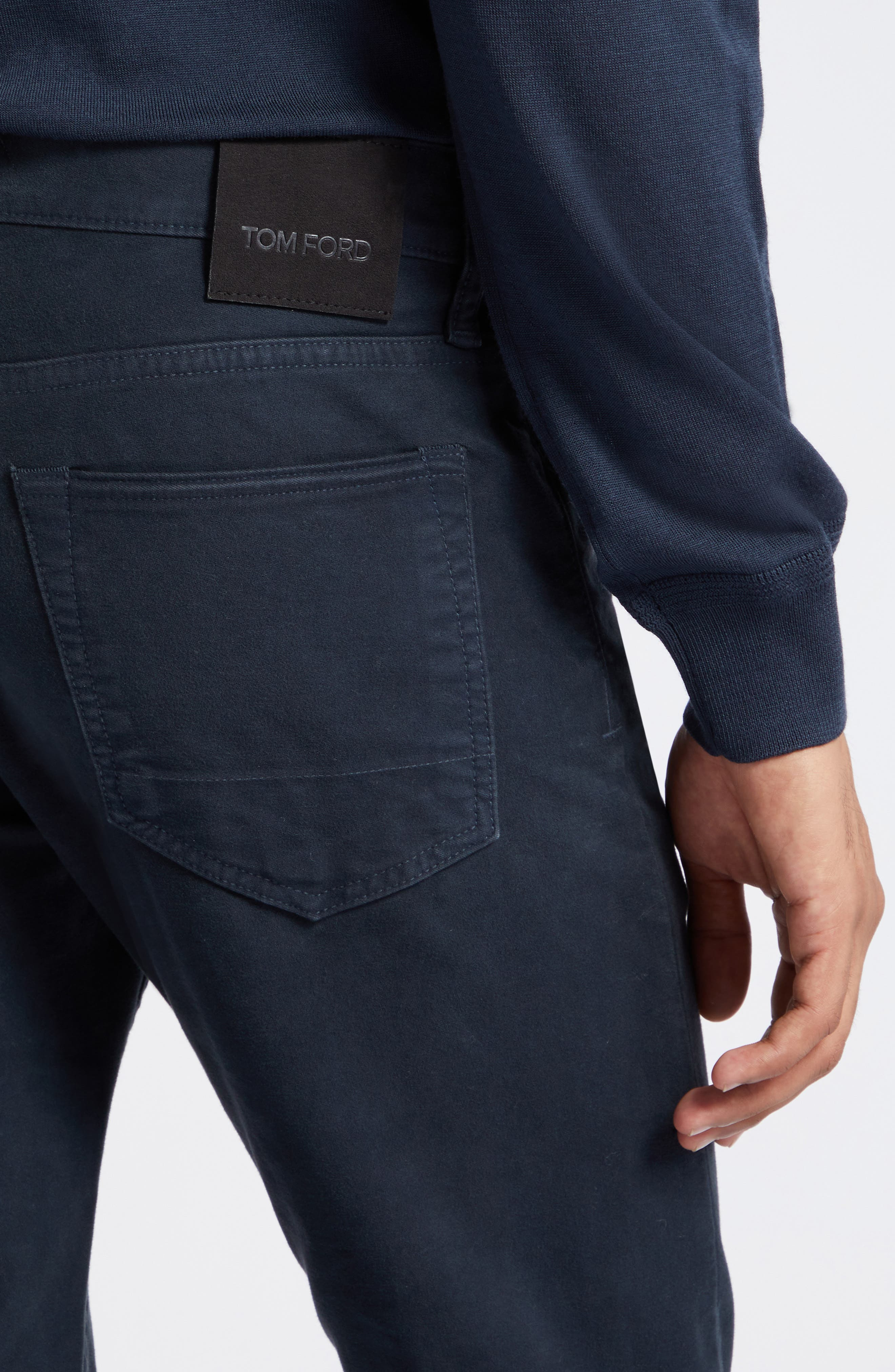Moleskin Slim Fit Five-Pocket Pants - 5