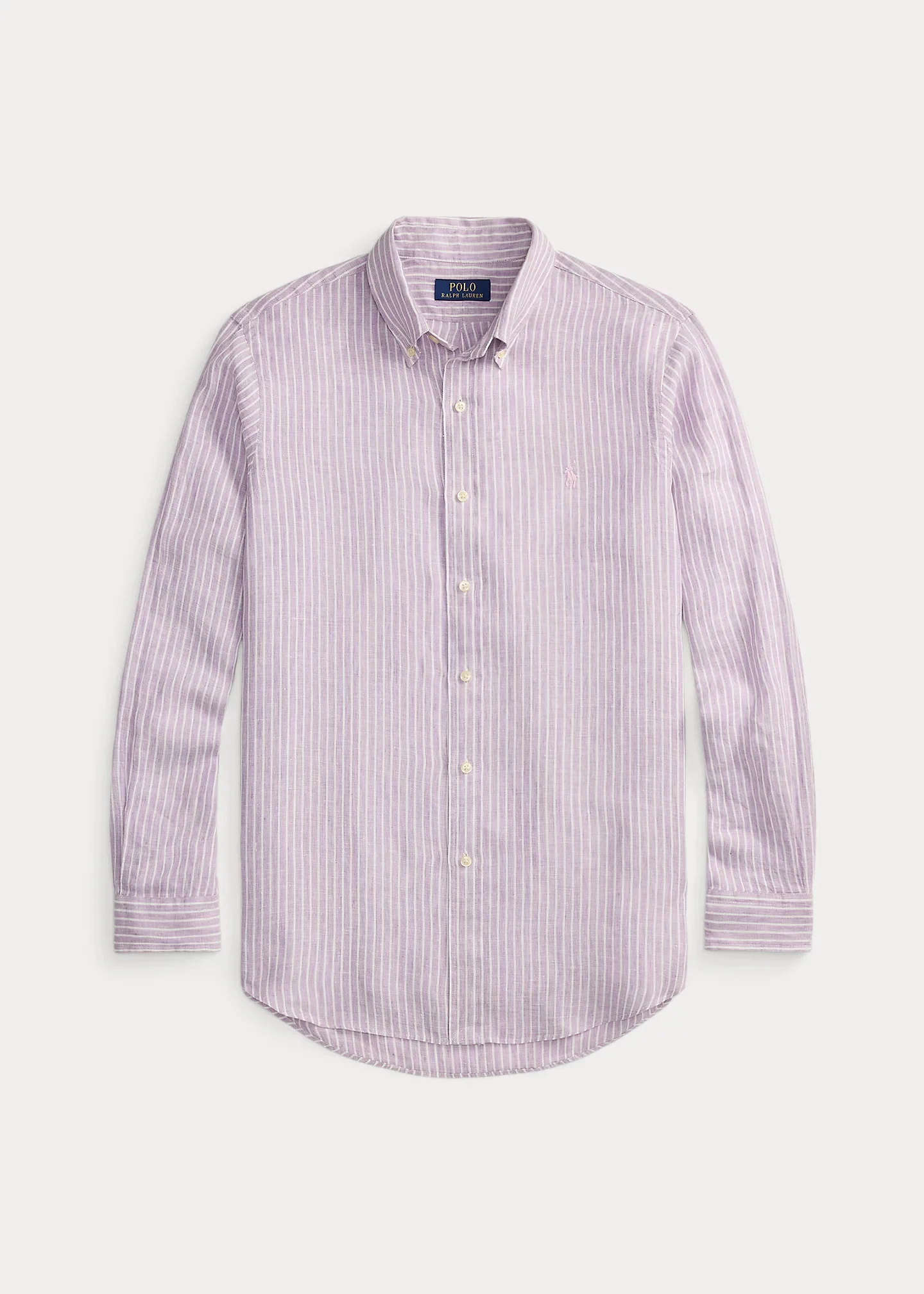 Classic Fit Striped Linen Shirt - 1